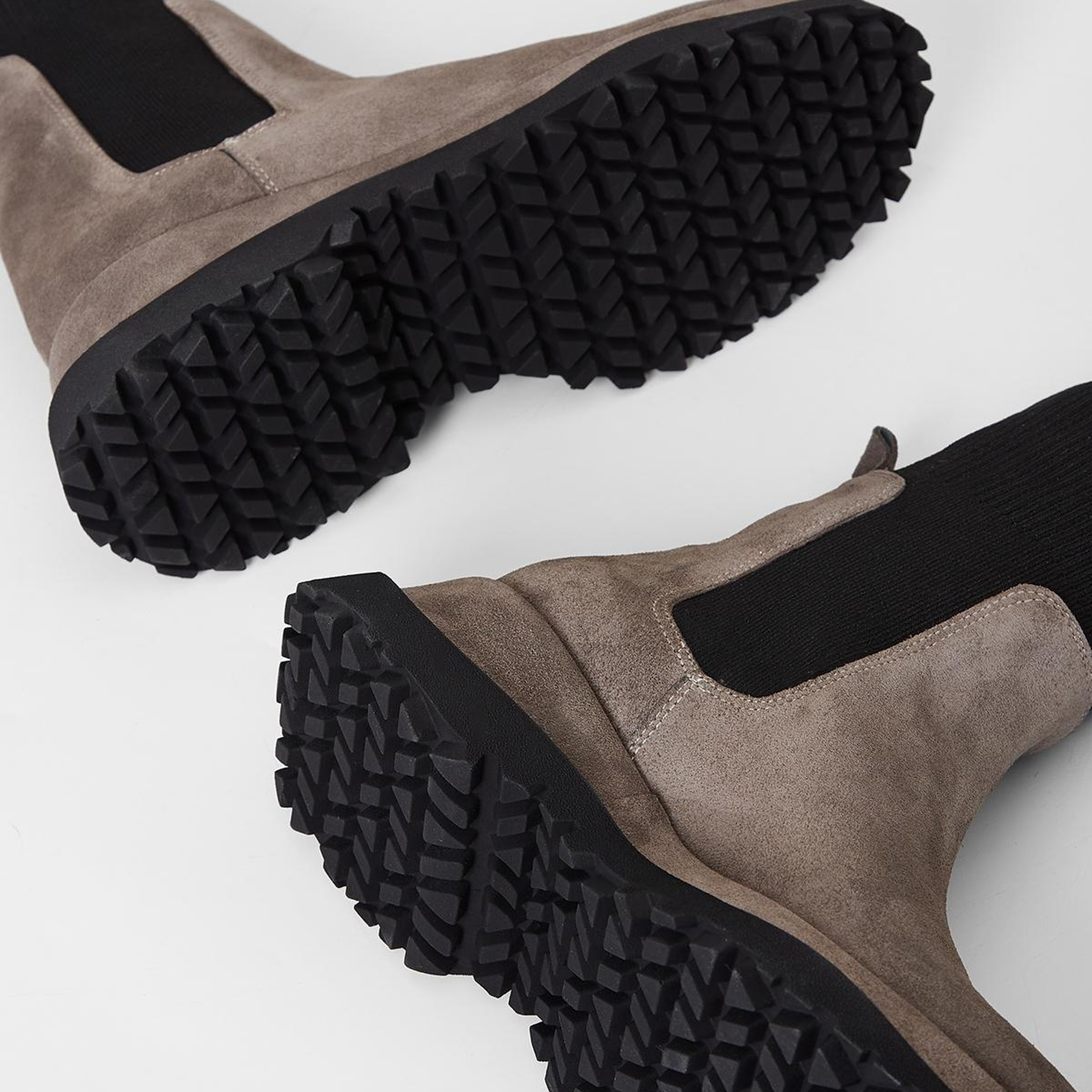 Valmenti Kadın Hakiki Deri Vizon Süet Düz Bot