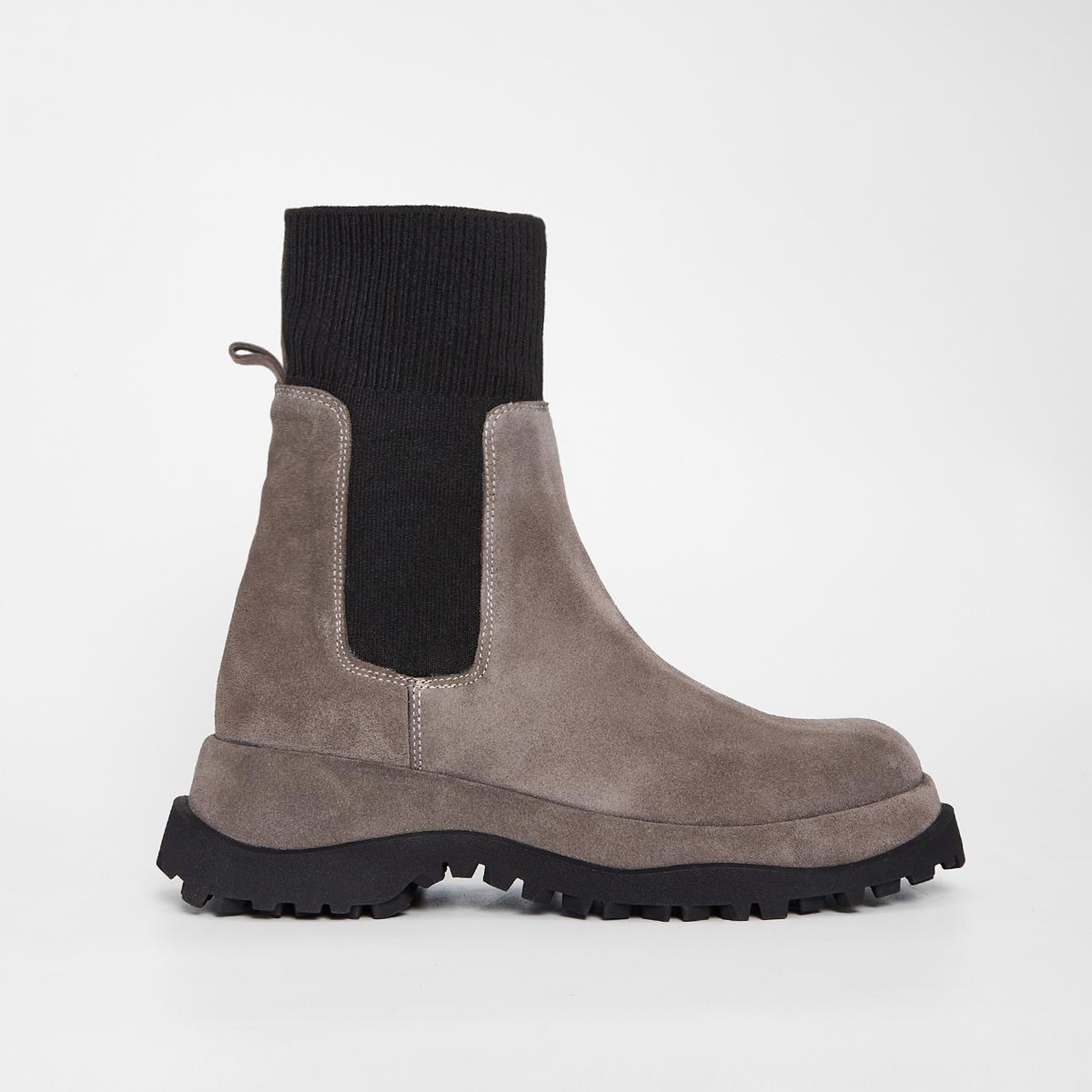 Valmenti Kadın Hakiki Deri Vizon Süet Düz Bot