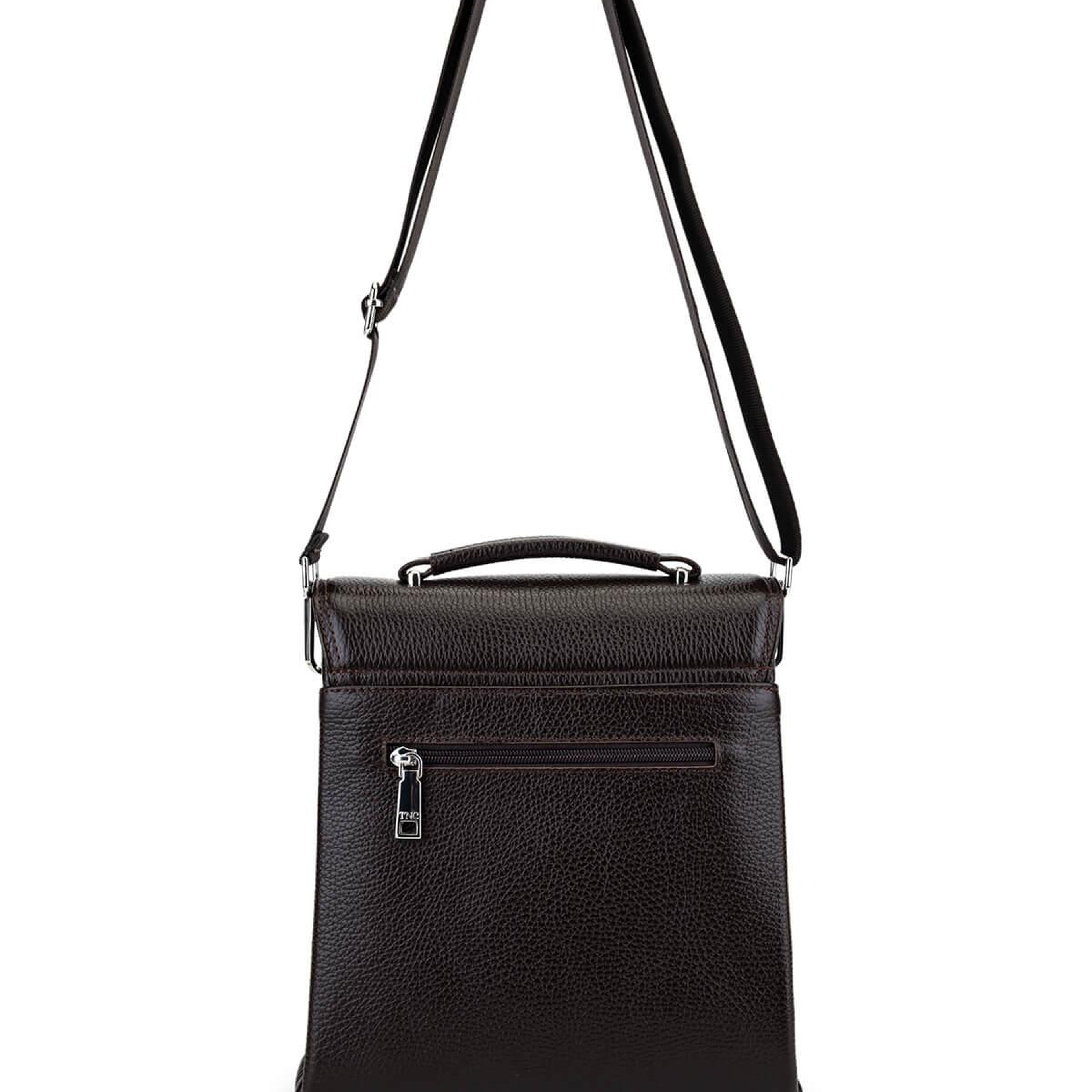 Tamer Tanca Erkek Hakiki Deri Kahverengi Postacı Çanta