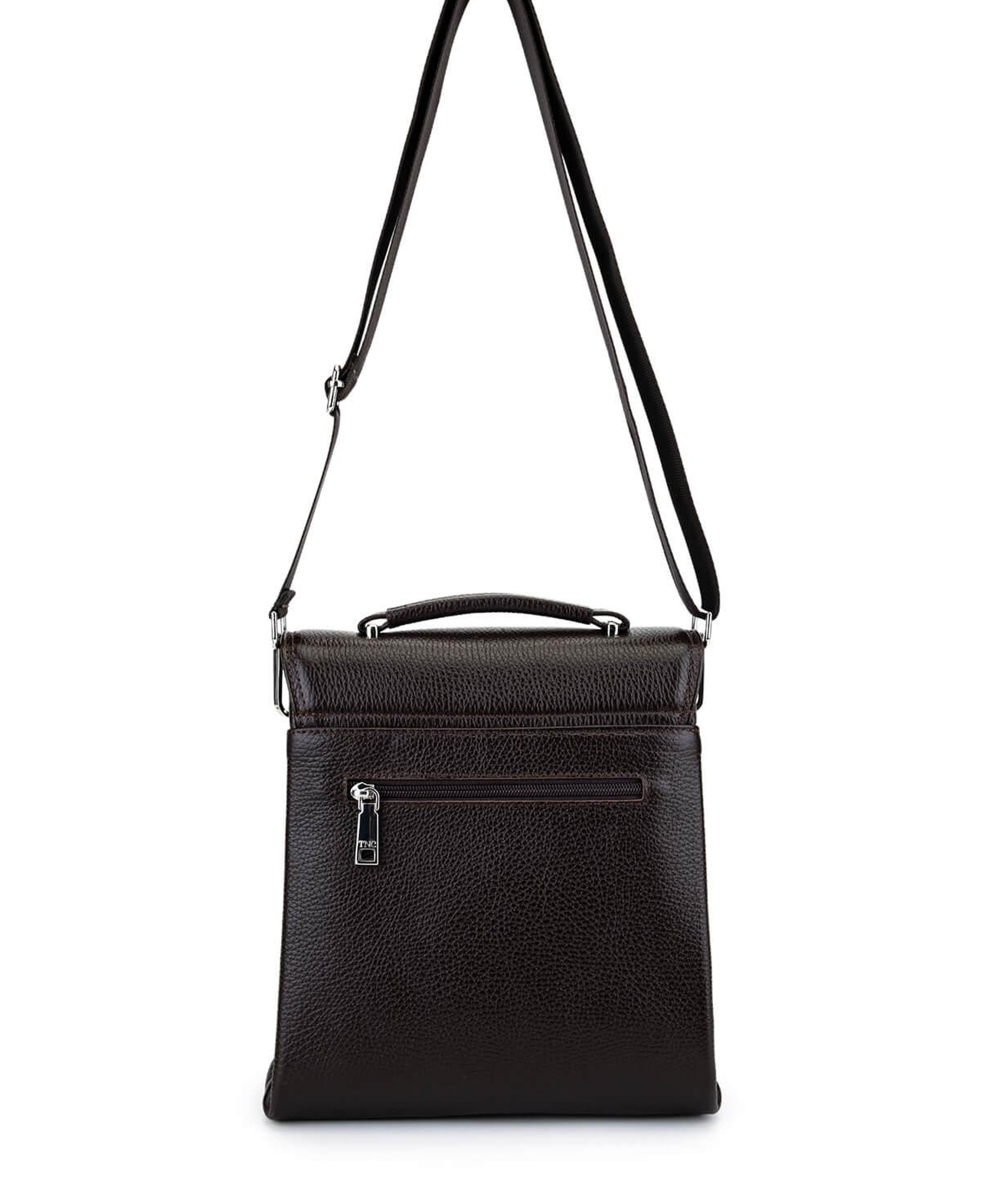 Tamer Tanca Erkek Hakiki Deri Kahverengi Postacı Çanta