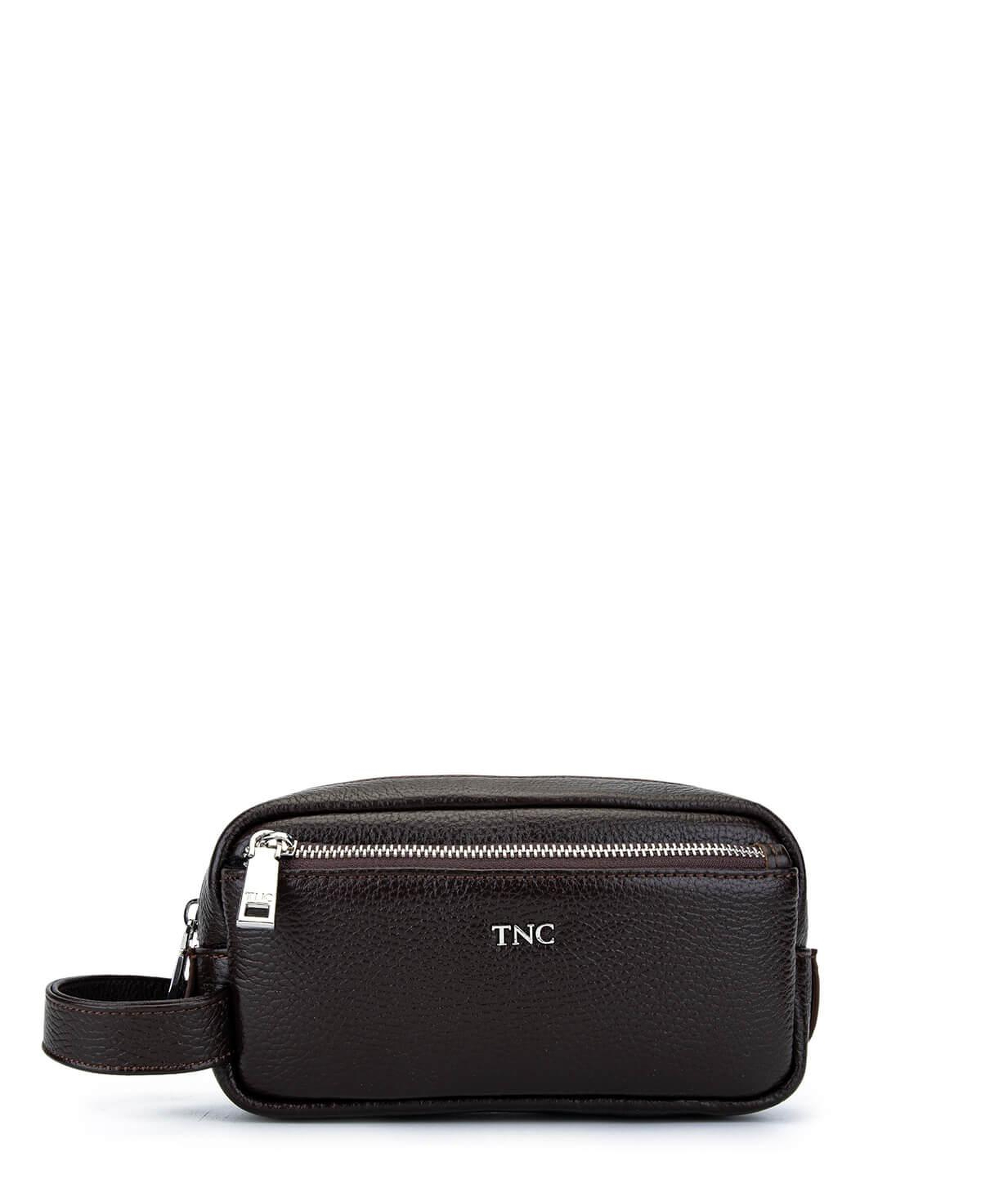 Tamer Tanca Erkek Hakiki Deri Kahverengi El Çantası