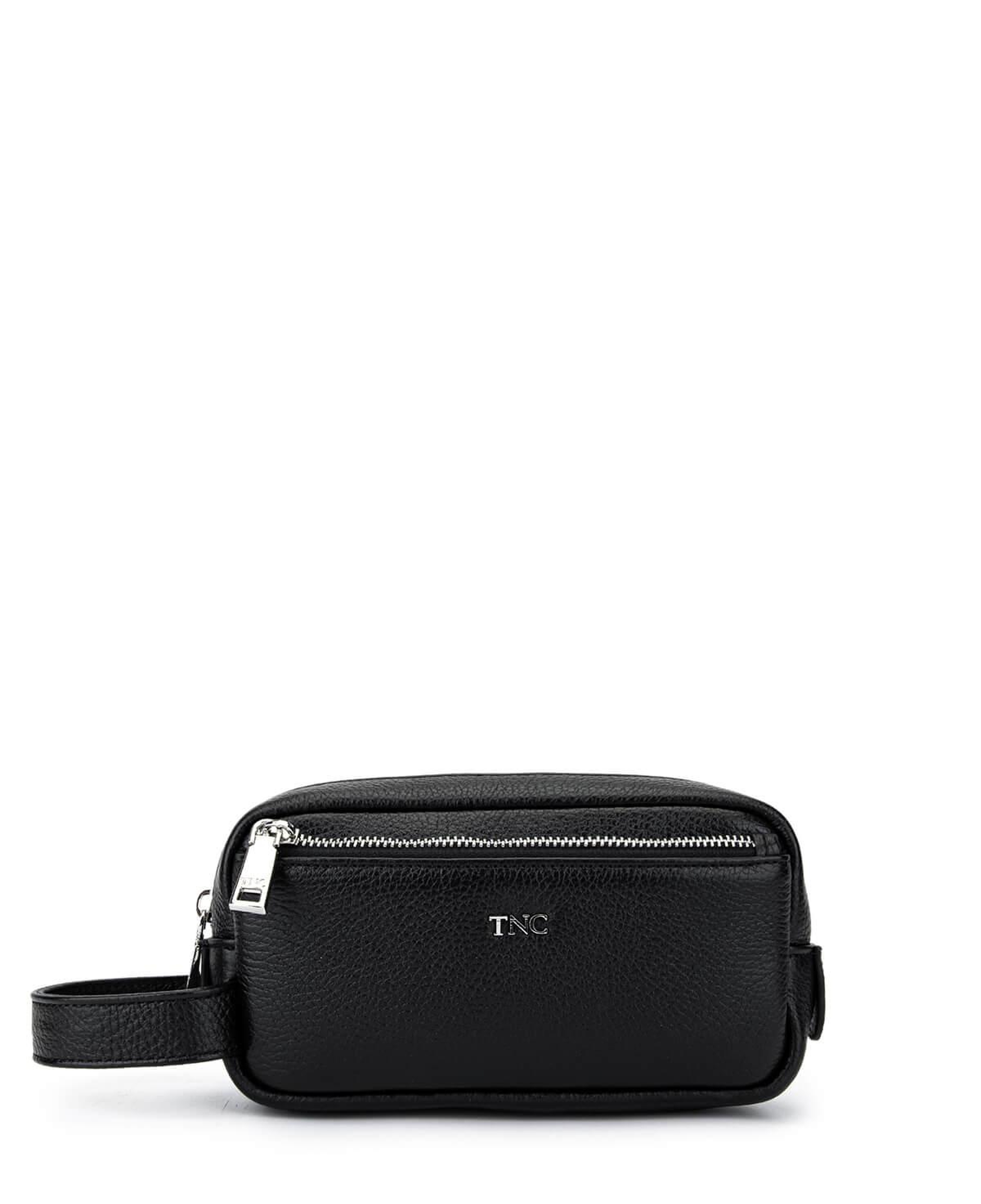 Tamer Tanca Erkek Hakiki Deri Siyah Floter El Çantası