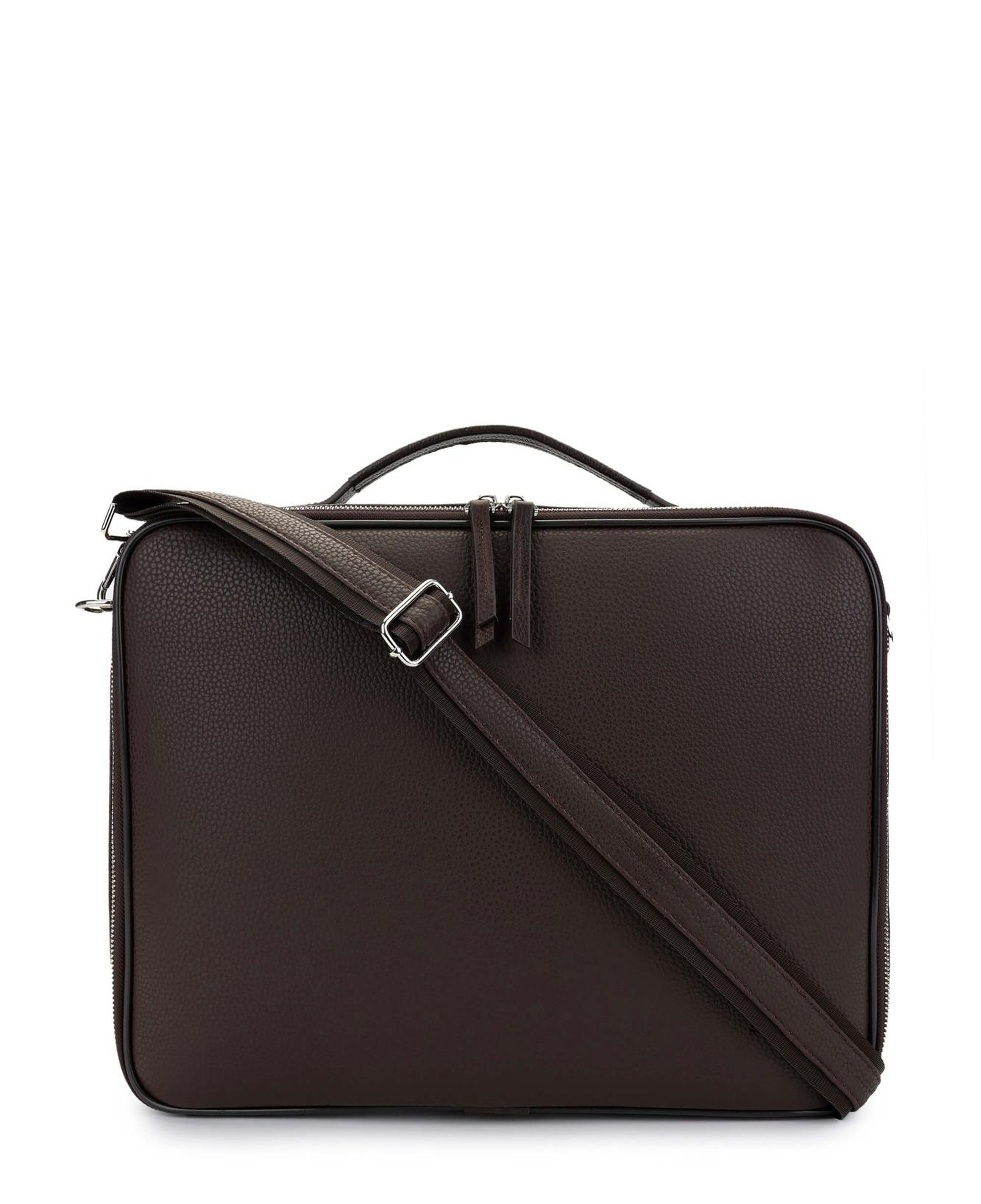 Tamer Tanca Erkek Vegan Kahverengi Evrak Çantası