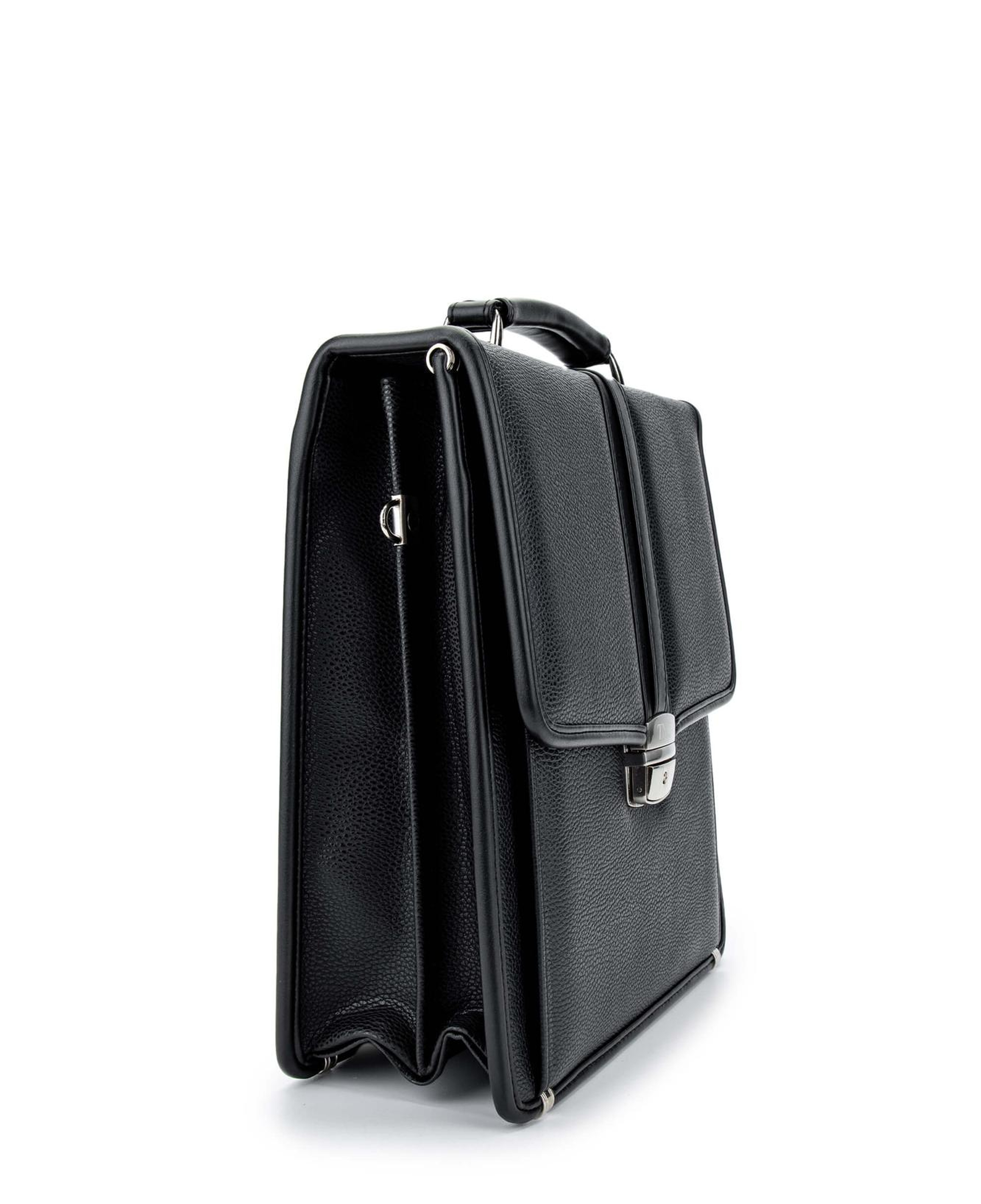 Tamer Tanca Erkek Vegan Siyah Floter Evrak Çantası