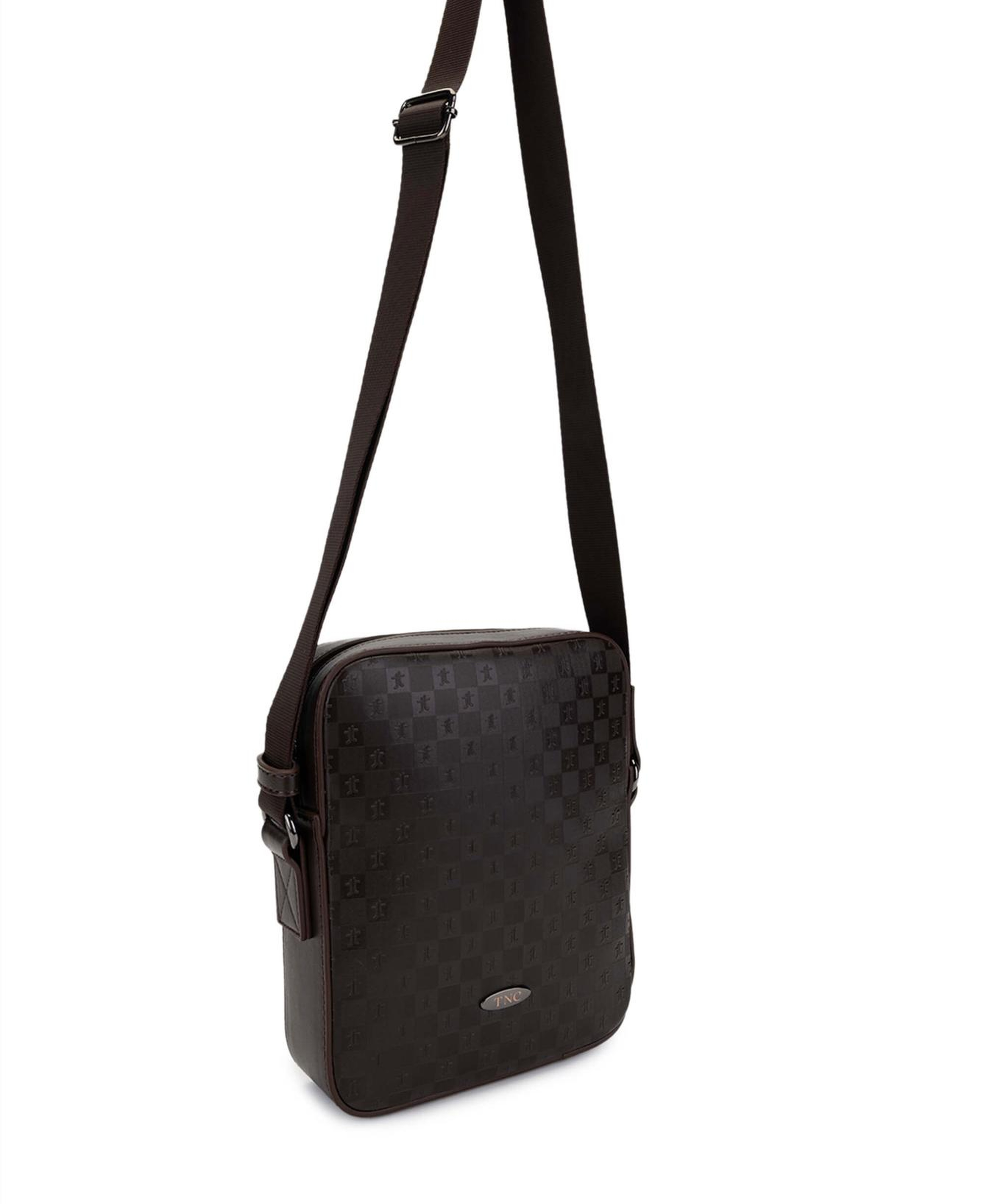 Tamer Tanca Erkek Vegan Kahverengi Postacı Çanta