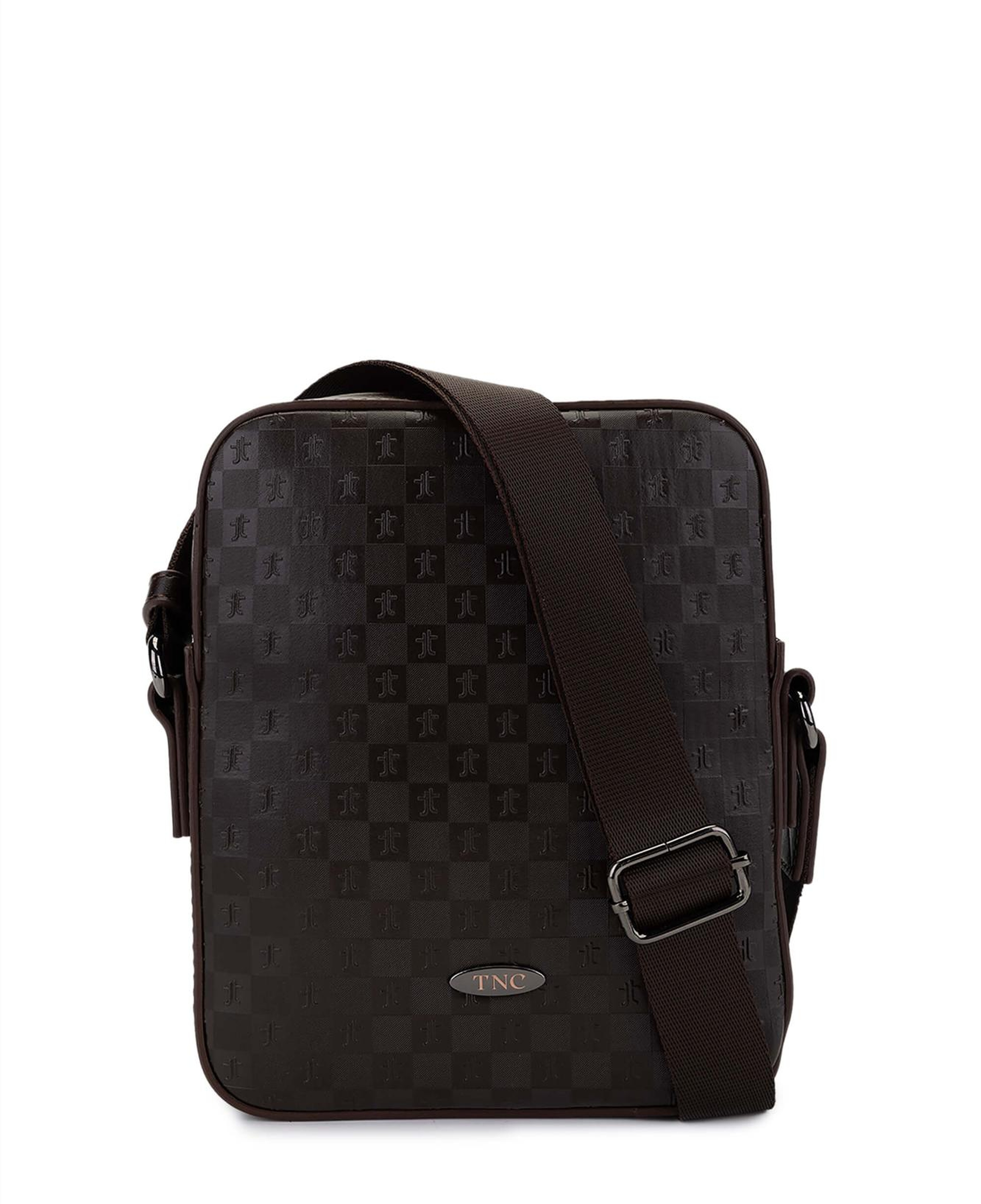 Tamer Tanca Erkek Vegan Kahverengi Postacı Çanta