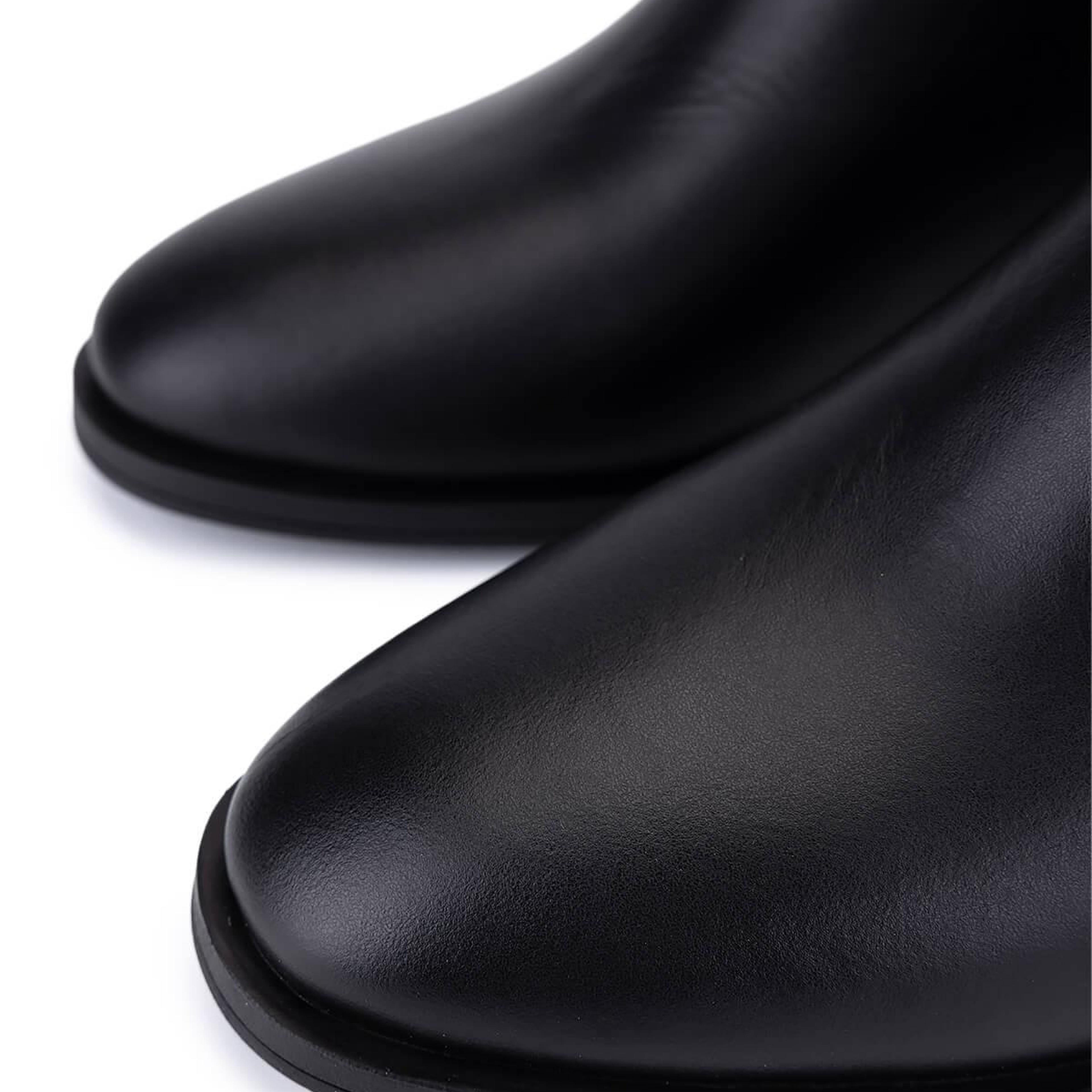 Tamer Tanca Kadın Hakiki Deri Siyah Topuklu Çizme