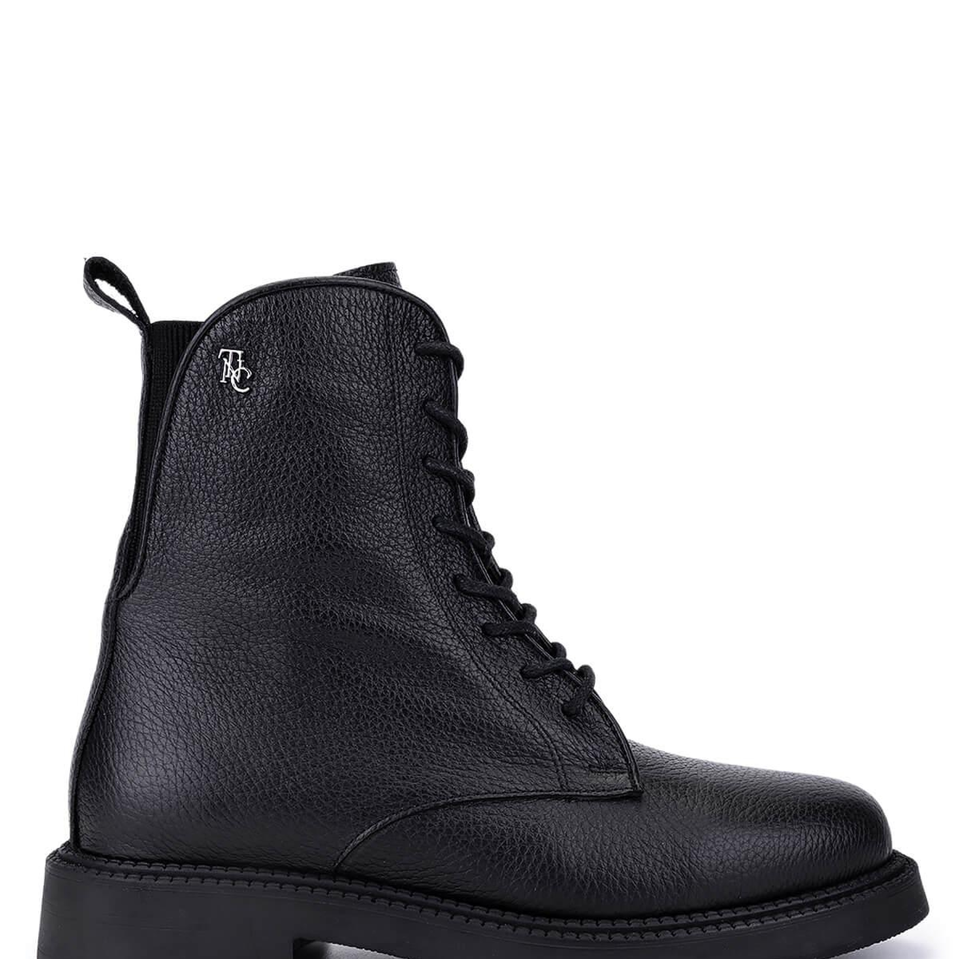 Tamer Tanca Kadın Hakiki Deri Siyah Floter Casual Bot