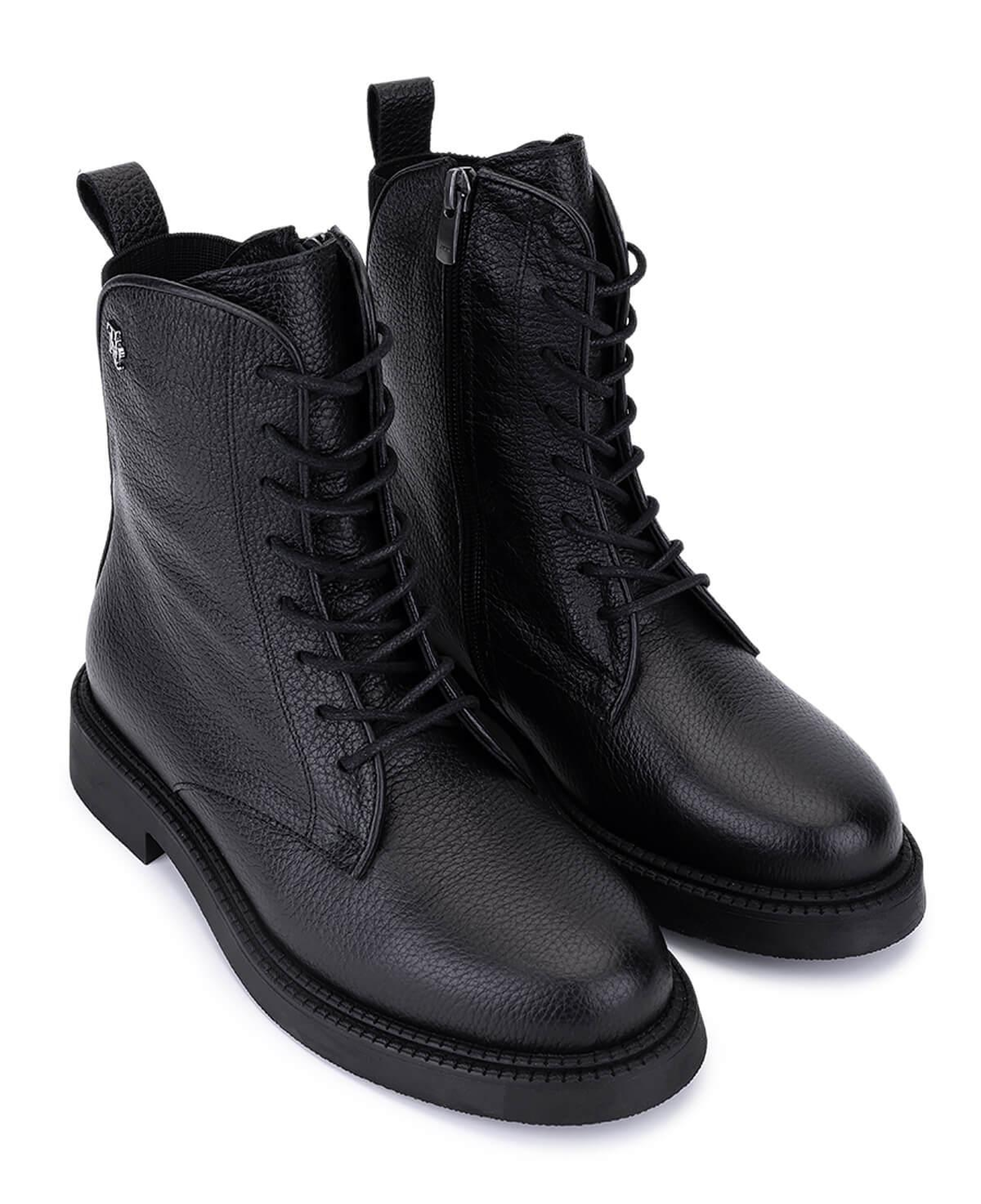 Tamer Tanca Kadın Hakiki Deri Siyah Floter Casual Bot