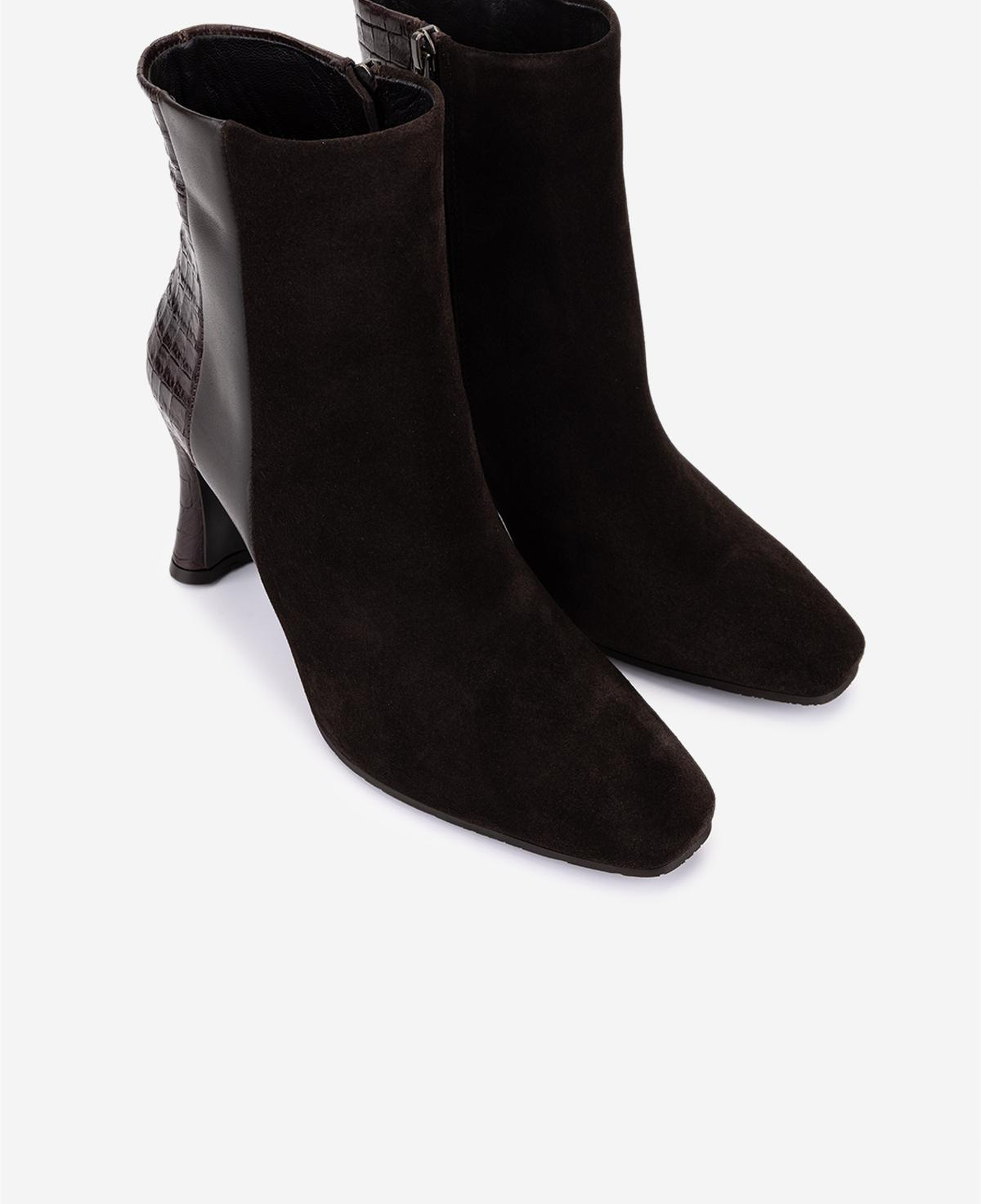 Valmenti Kadın Hakiki Deri Kahverengi Topuklu Bot