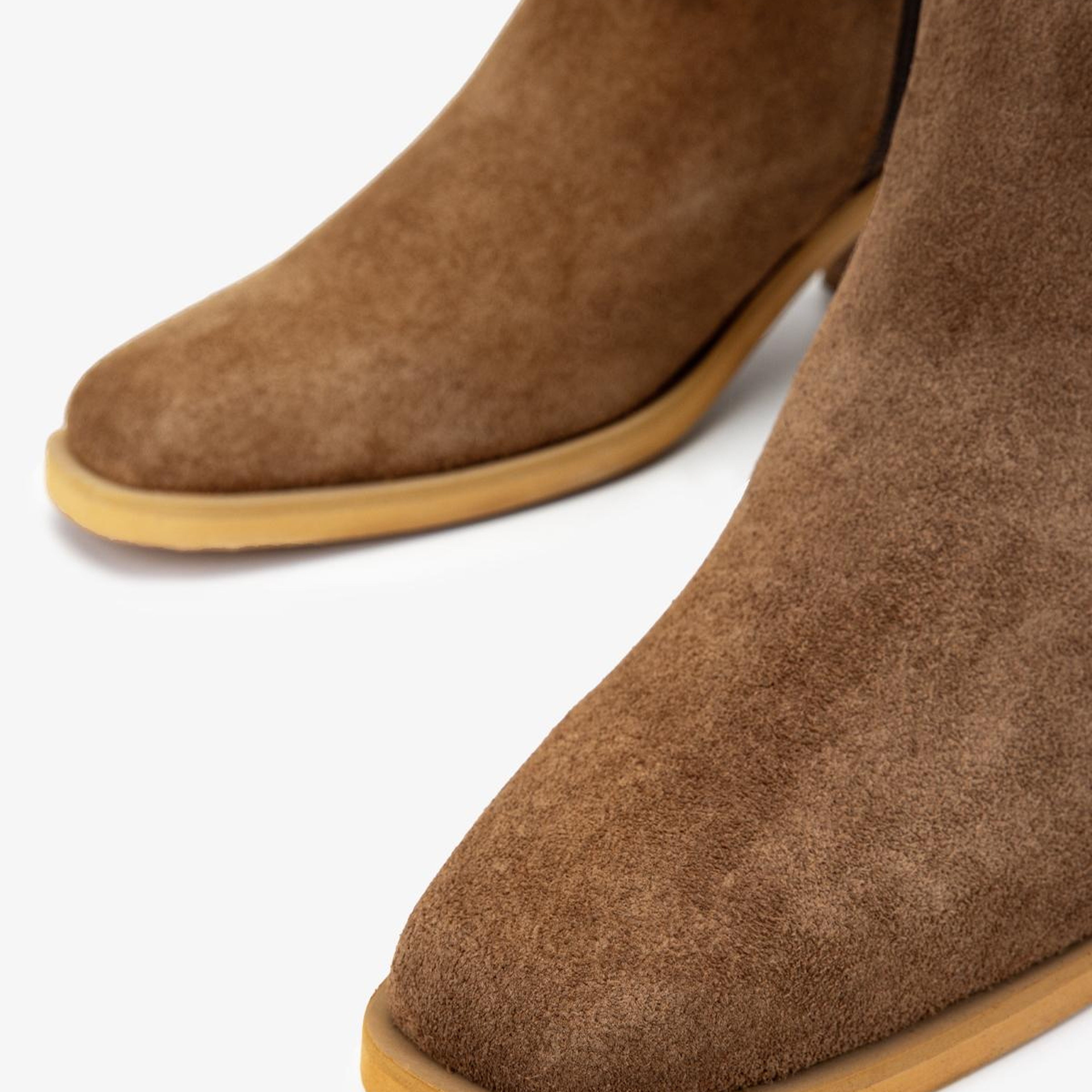 Valmenti Kadın Hakiki Deri Tütün Süet Topuklu Bot