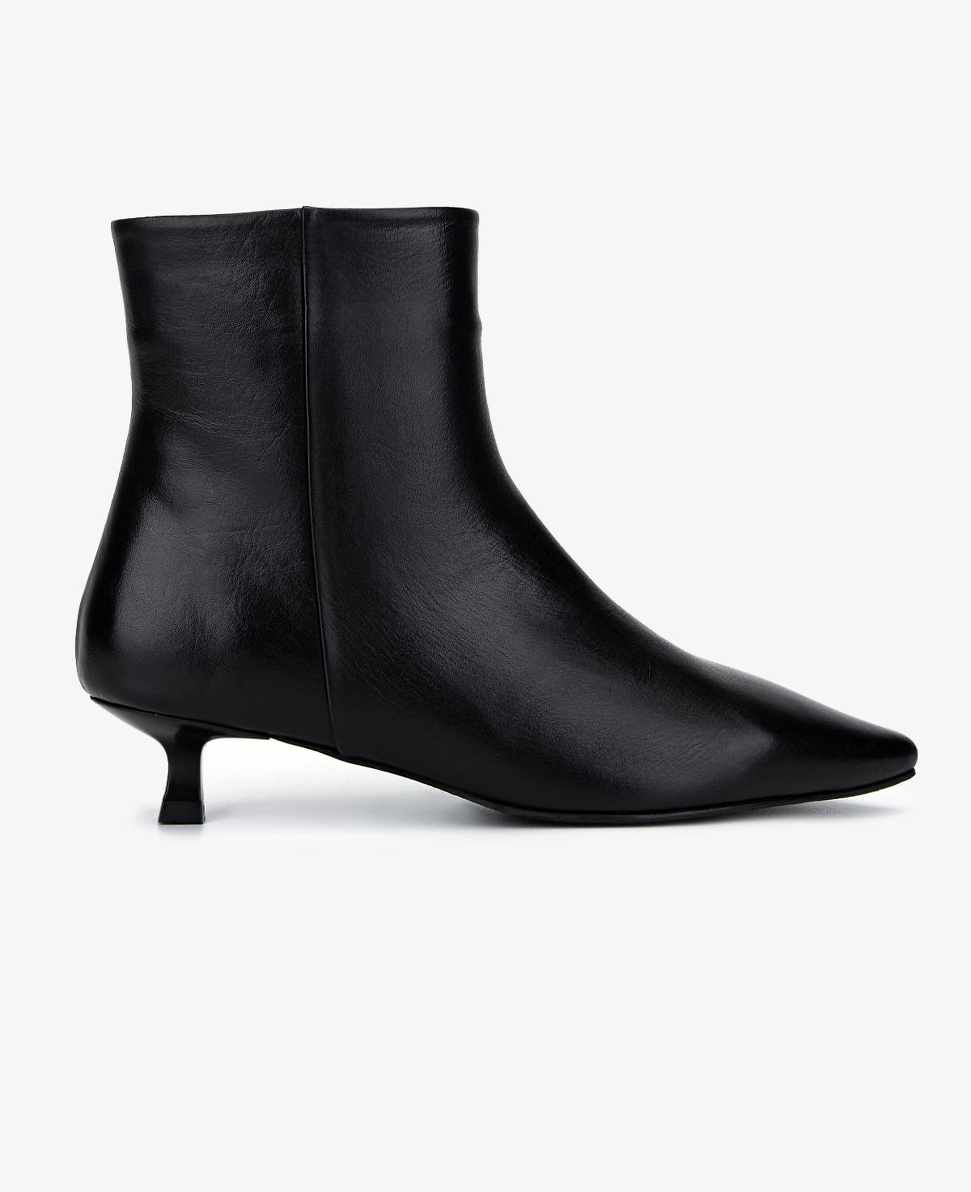 Valmenti Kadın Hakiki Deri Siyah Topuklu Bot