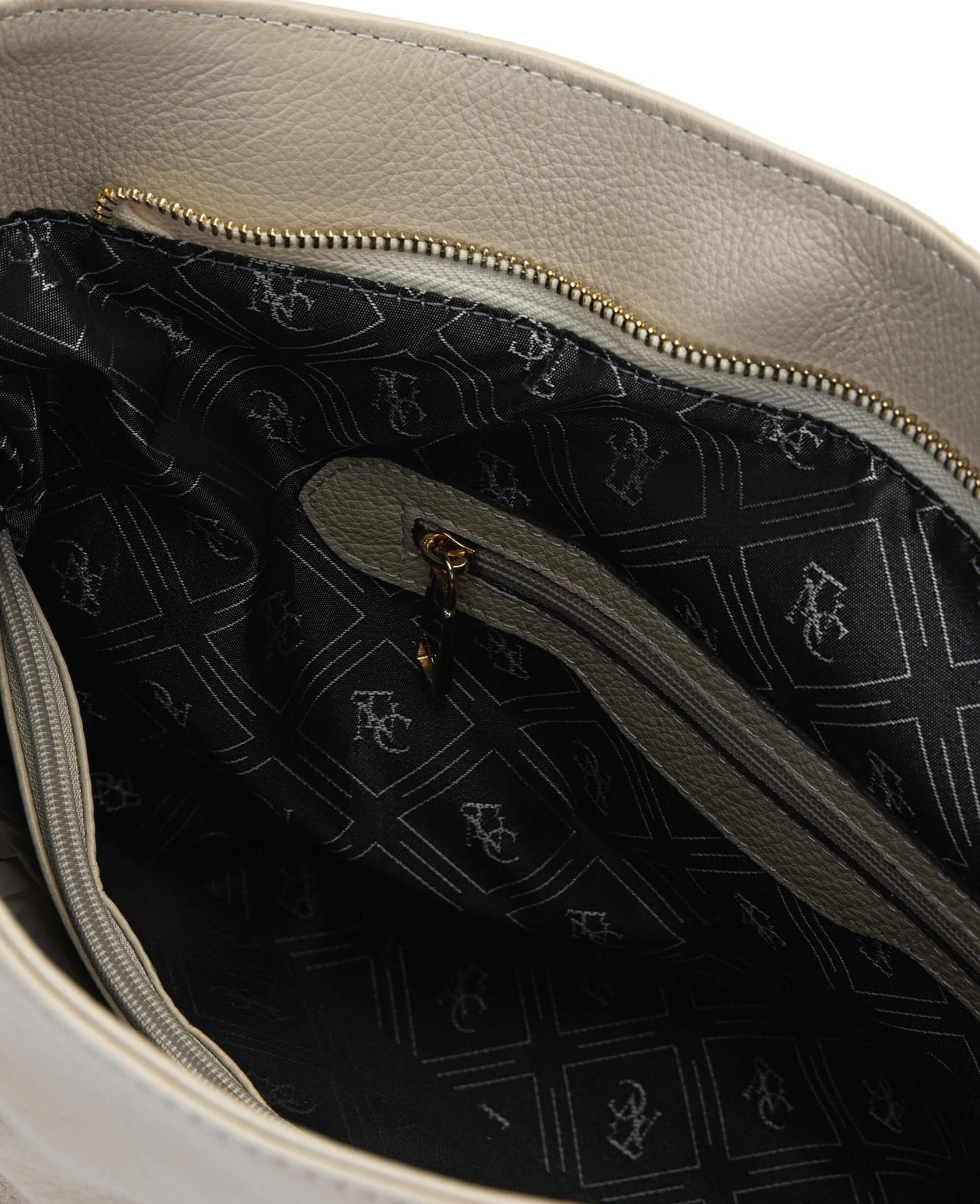 Tamer Tanca Kadın Hakiki Deri Bej Omuz Çanta