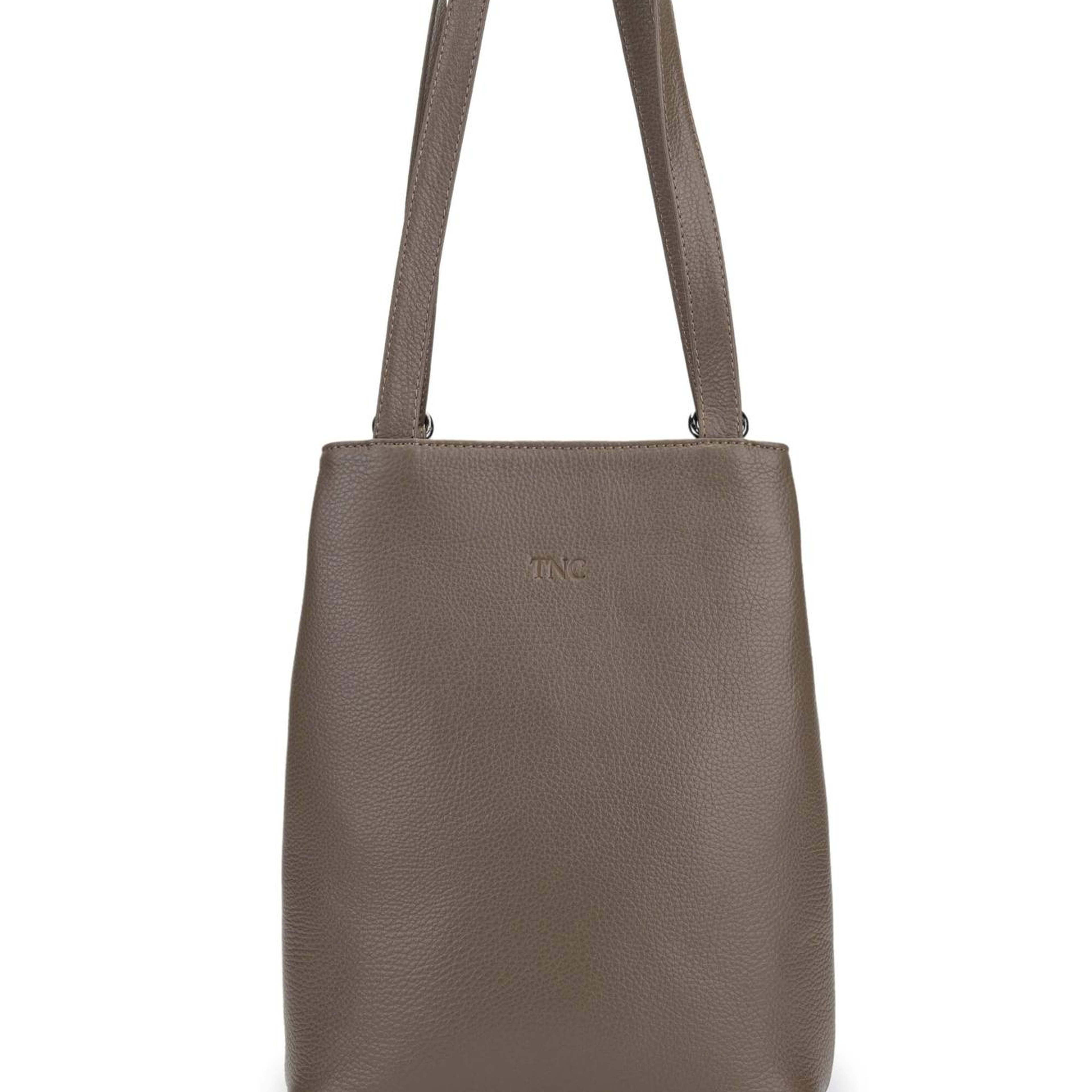 Tamer Tanca Kadın Hakiki Deri Bej Sırt & Omuz Çantası