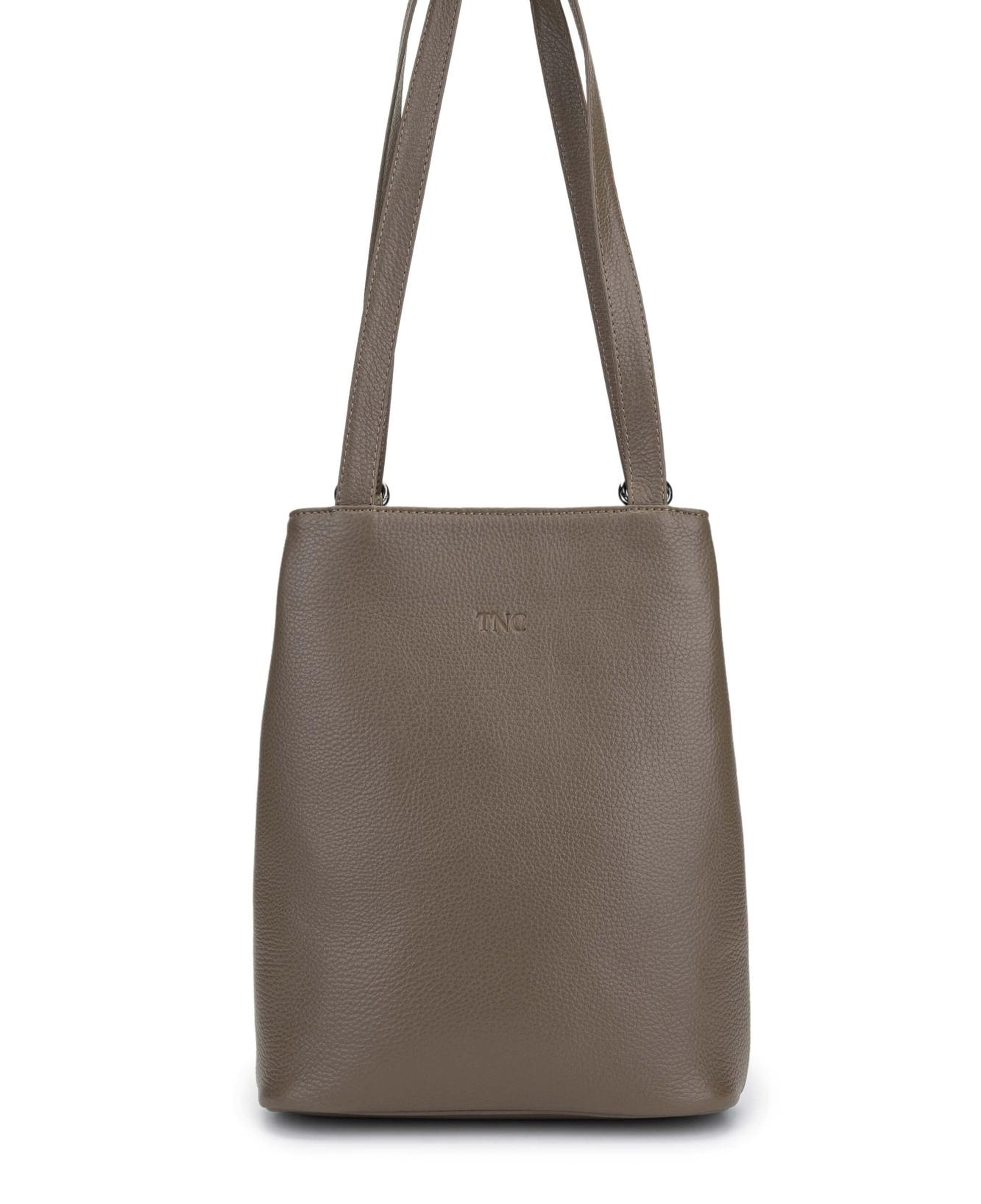 Tamer Tanca Kadın Hakiki Deri Bej Sırt & Omuz Çantası