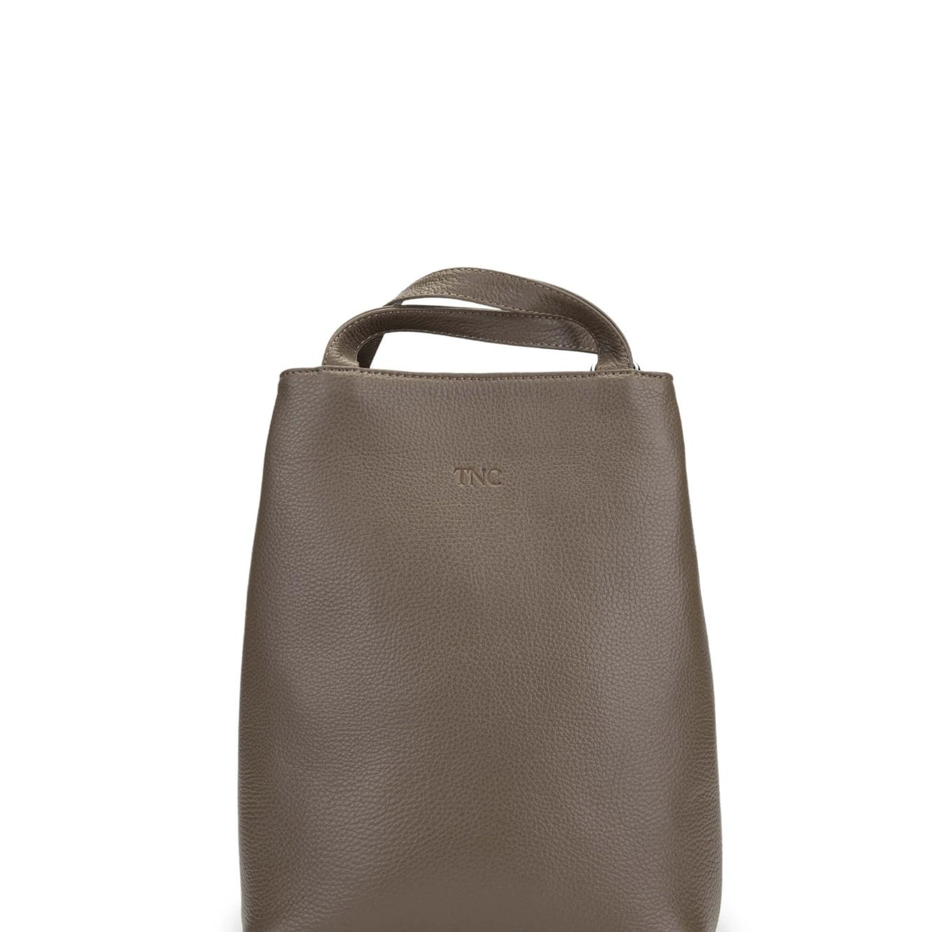 Tamer Tanca Kadın Hakiki Deri Bej Sırt & Omuz Çantası