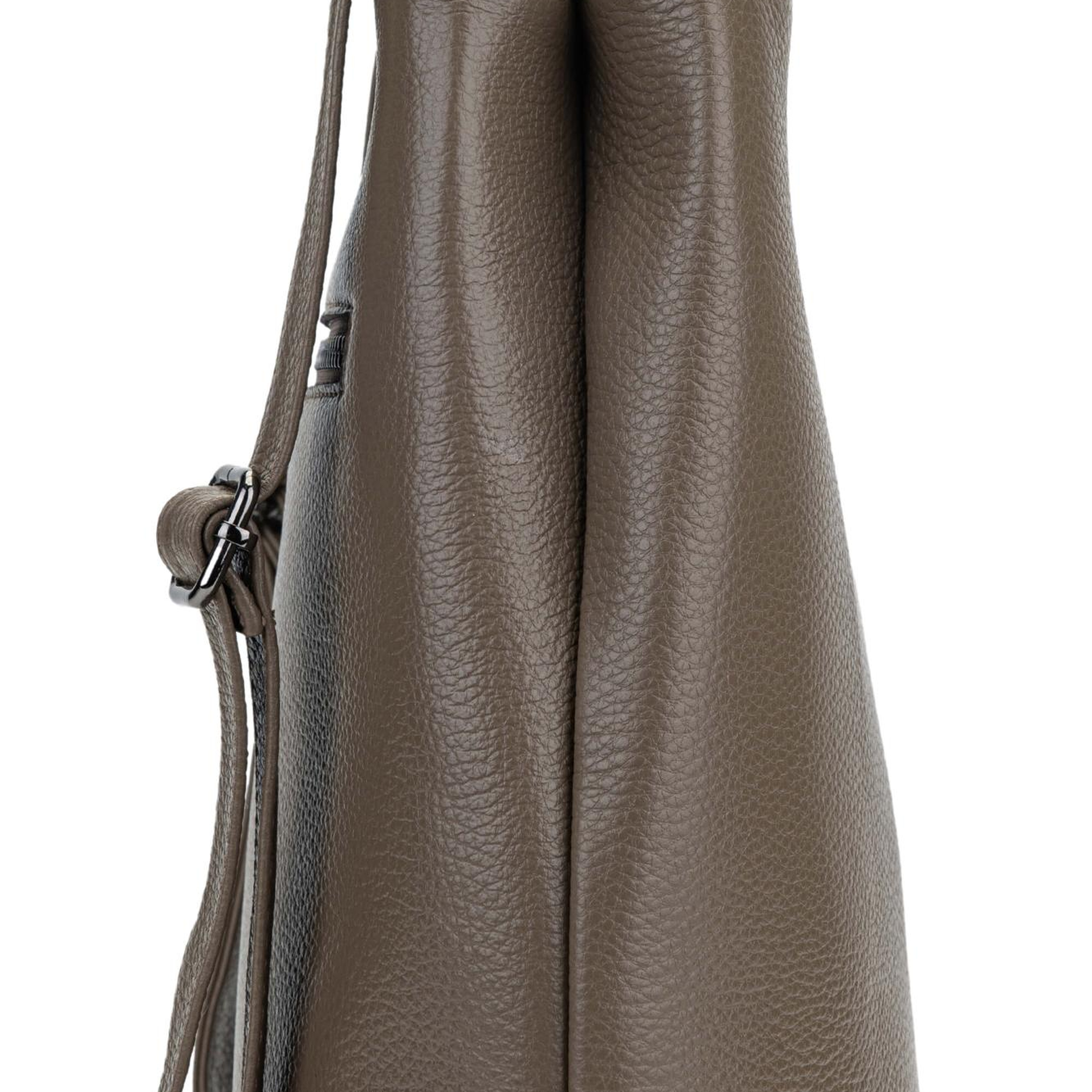 Tamer Tanca Kadın Hakiki Deri Bej Sırt & Omuz Çantası