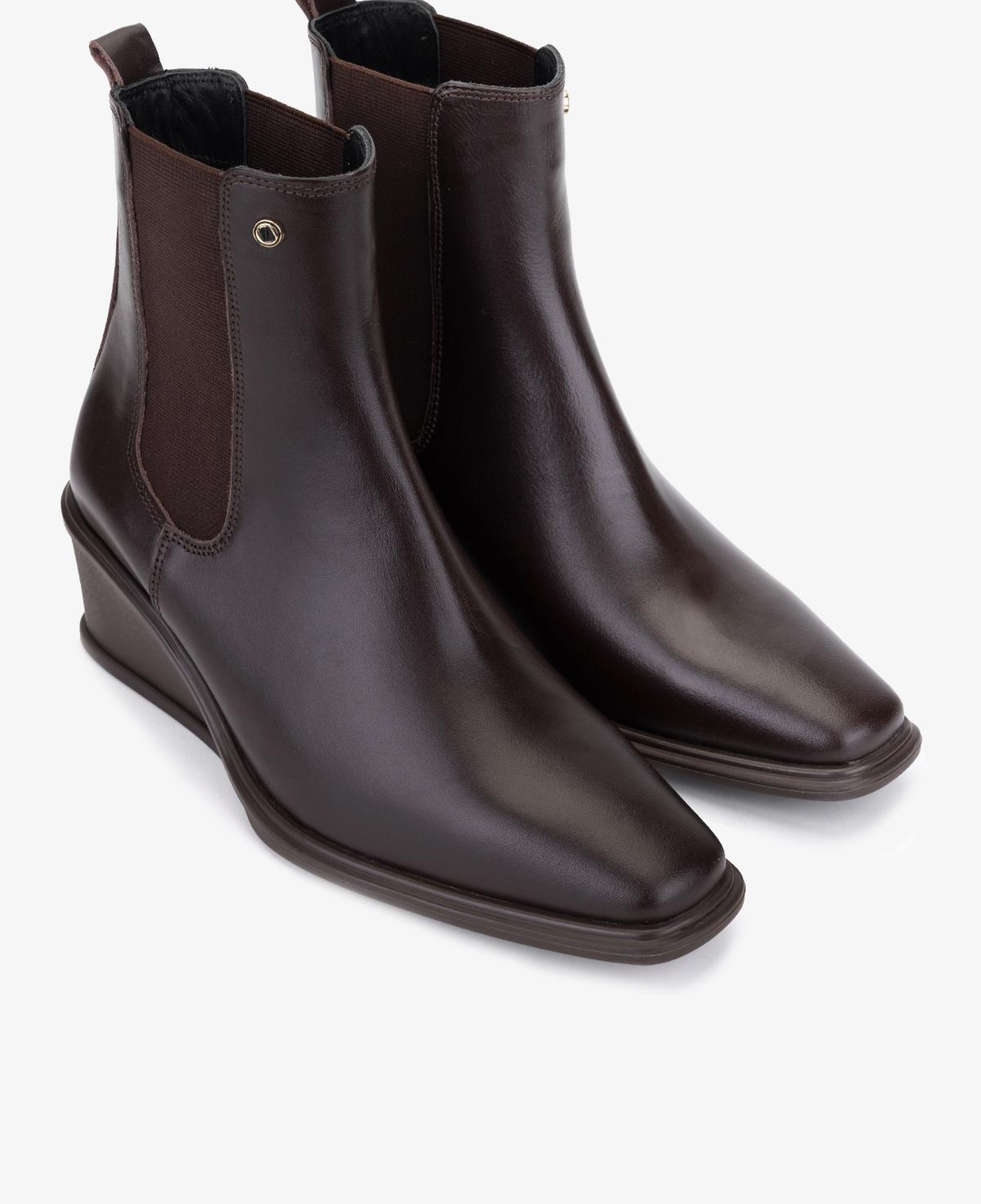 Valmenti Kadın Hakiki Deri Kahverengi Topuklu Bot