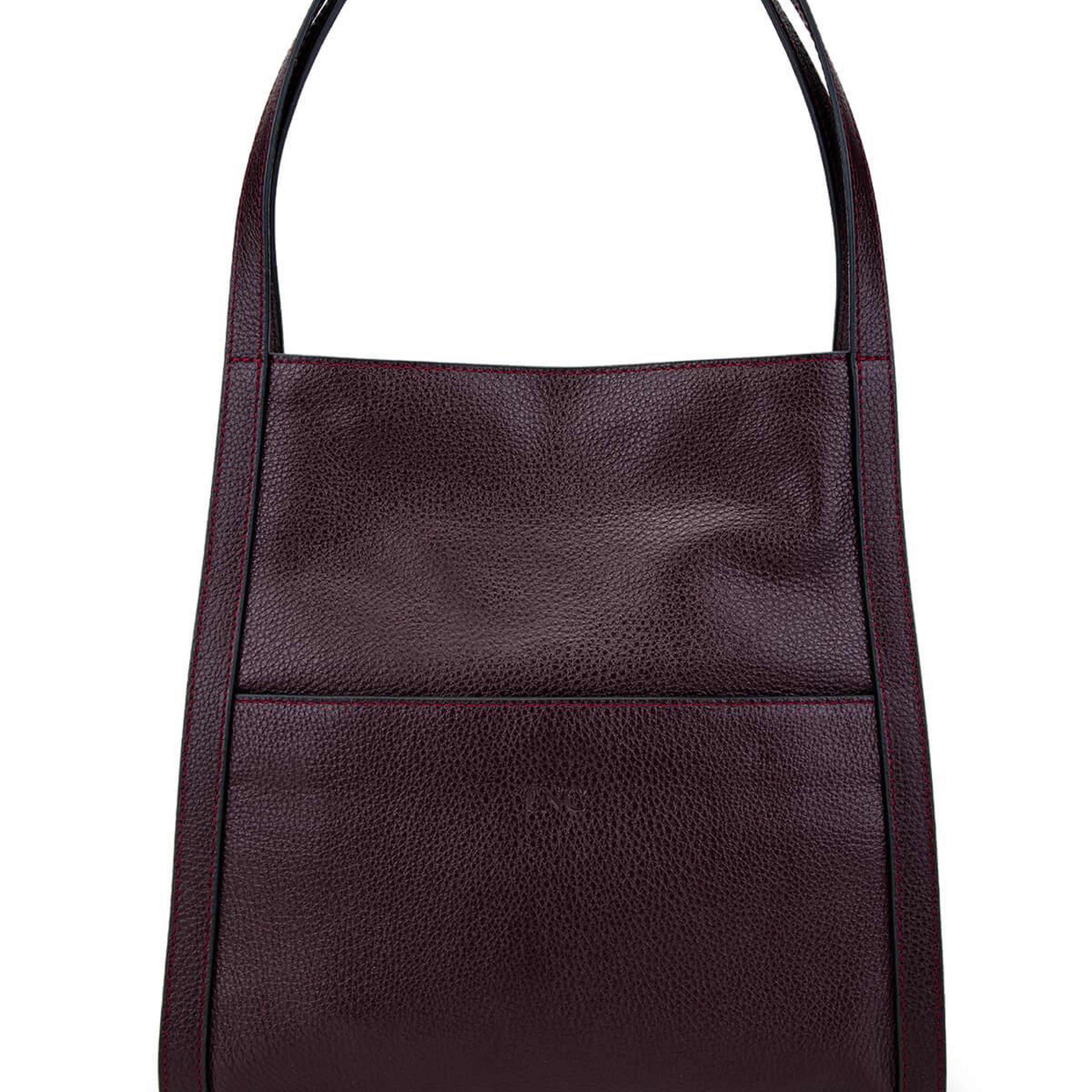 Tamer Tanca Kadın Hakiki Deri Bordo Omuz Çanta