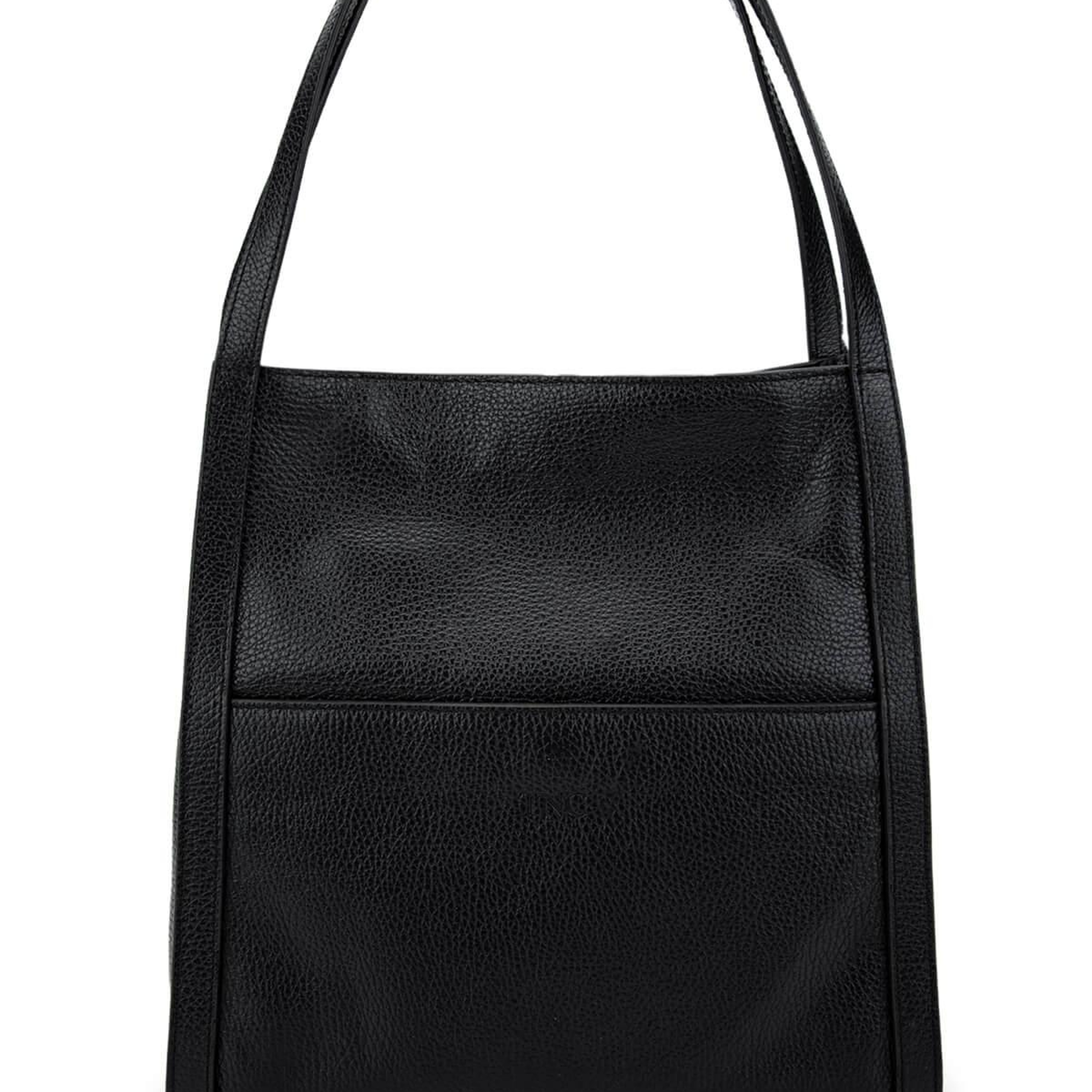 Tamer Tanca Kadın Hakiki Deri Siyah Floter Omuz Çanta