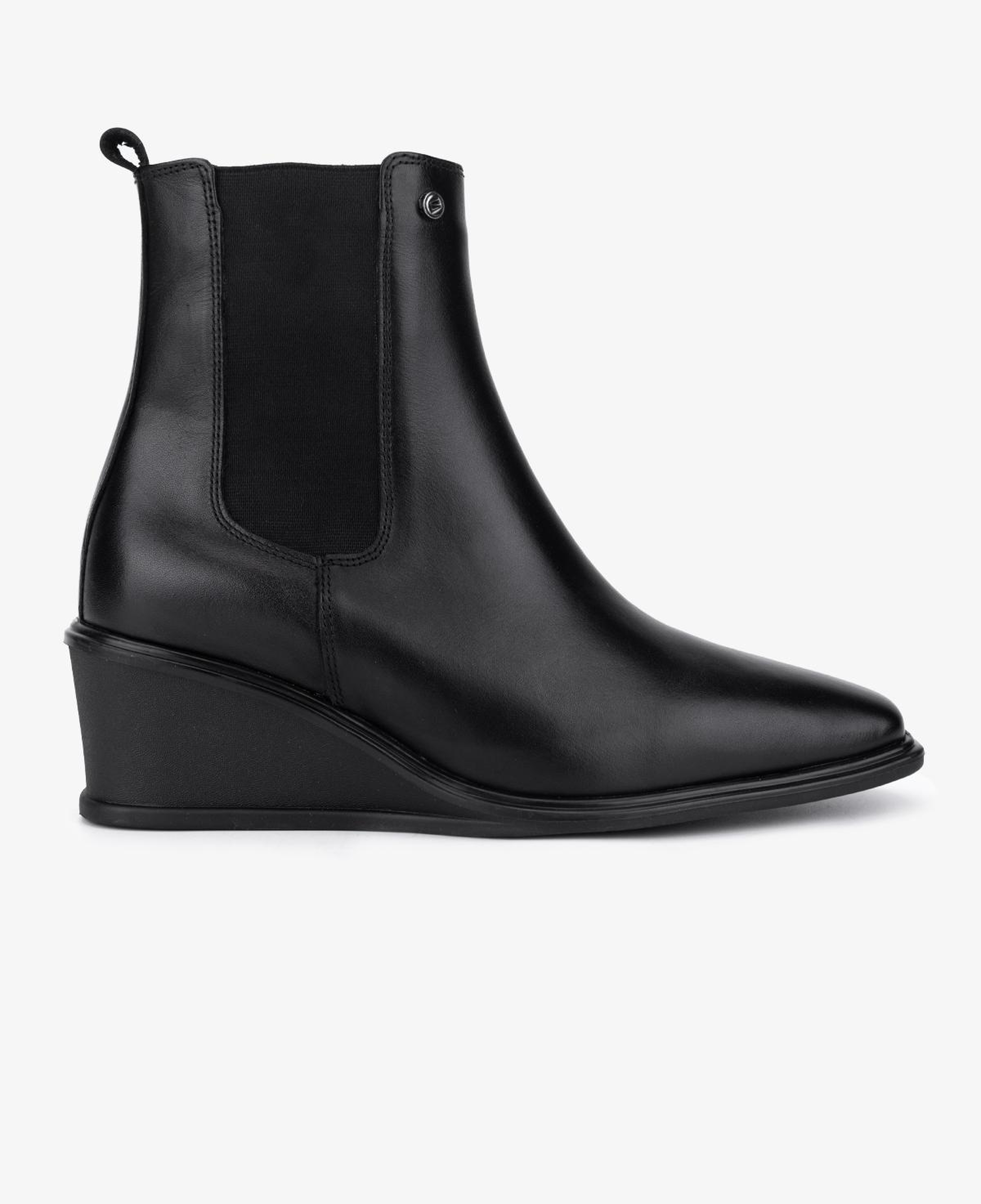 Valmenti Kadın Hakiki Deri Siyah Topuklu Bot