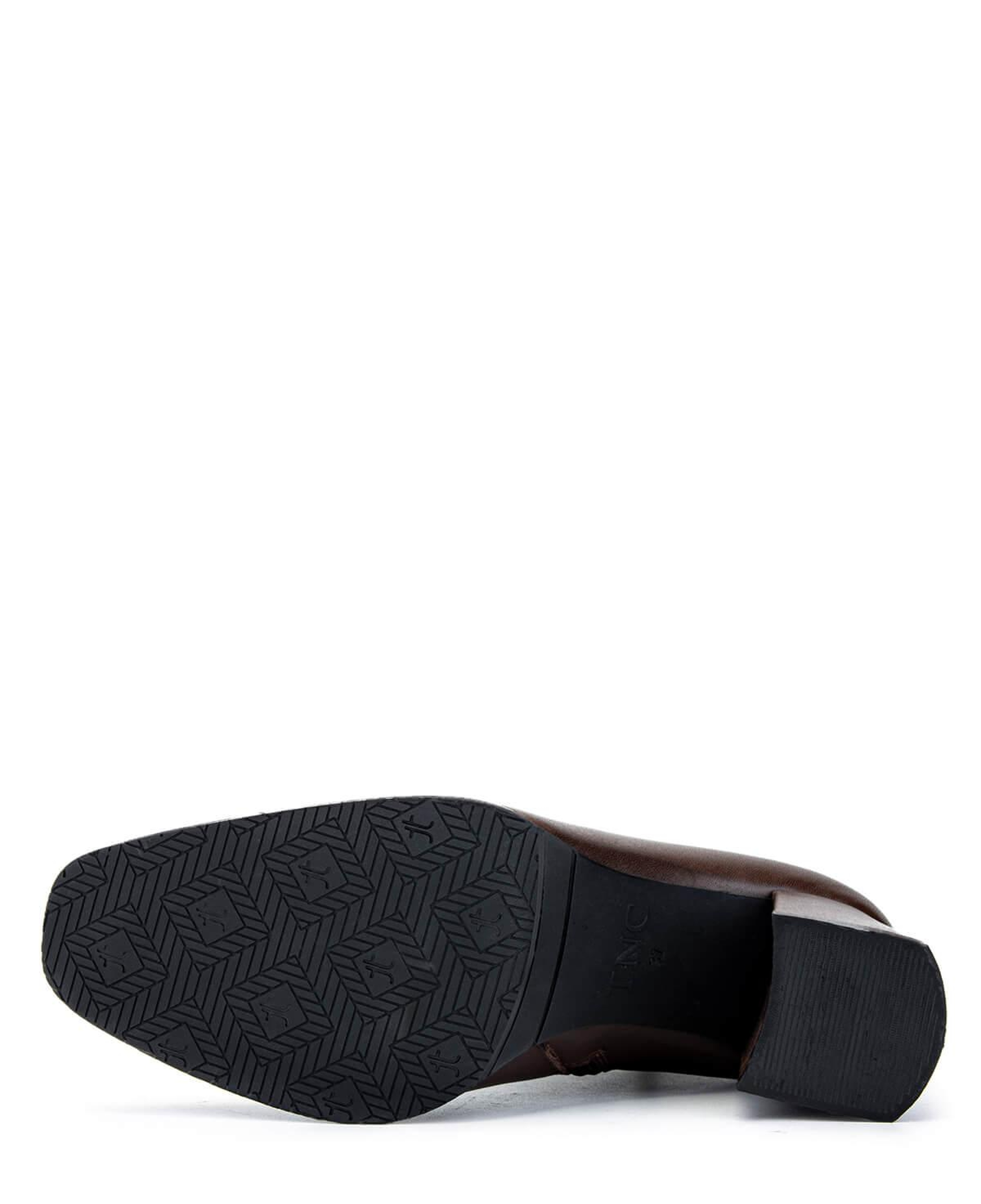 Tamer Tanca Kadın Hakiki Deri Kahverengi Deri Topuklu Bot