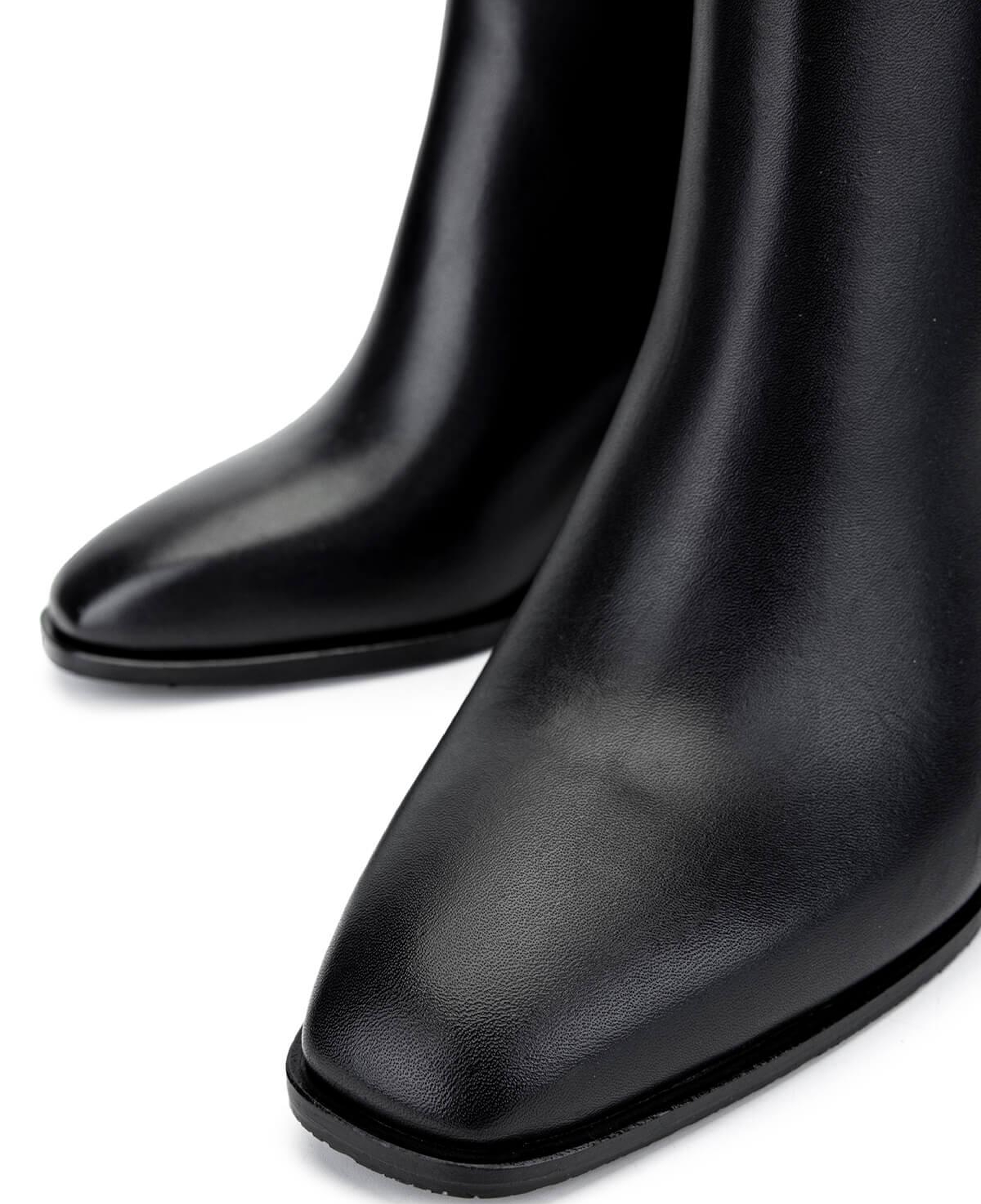 Tamer Tanca Kadın Hakiki Deri Siyah Topuklu Bot