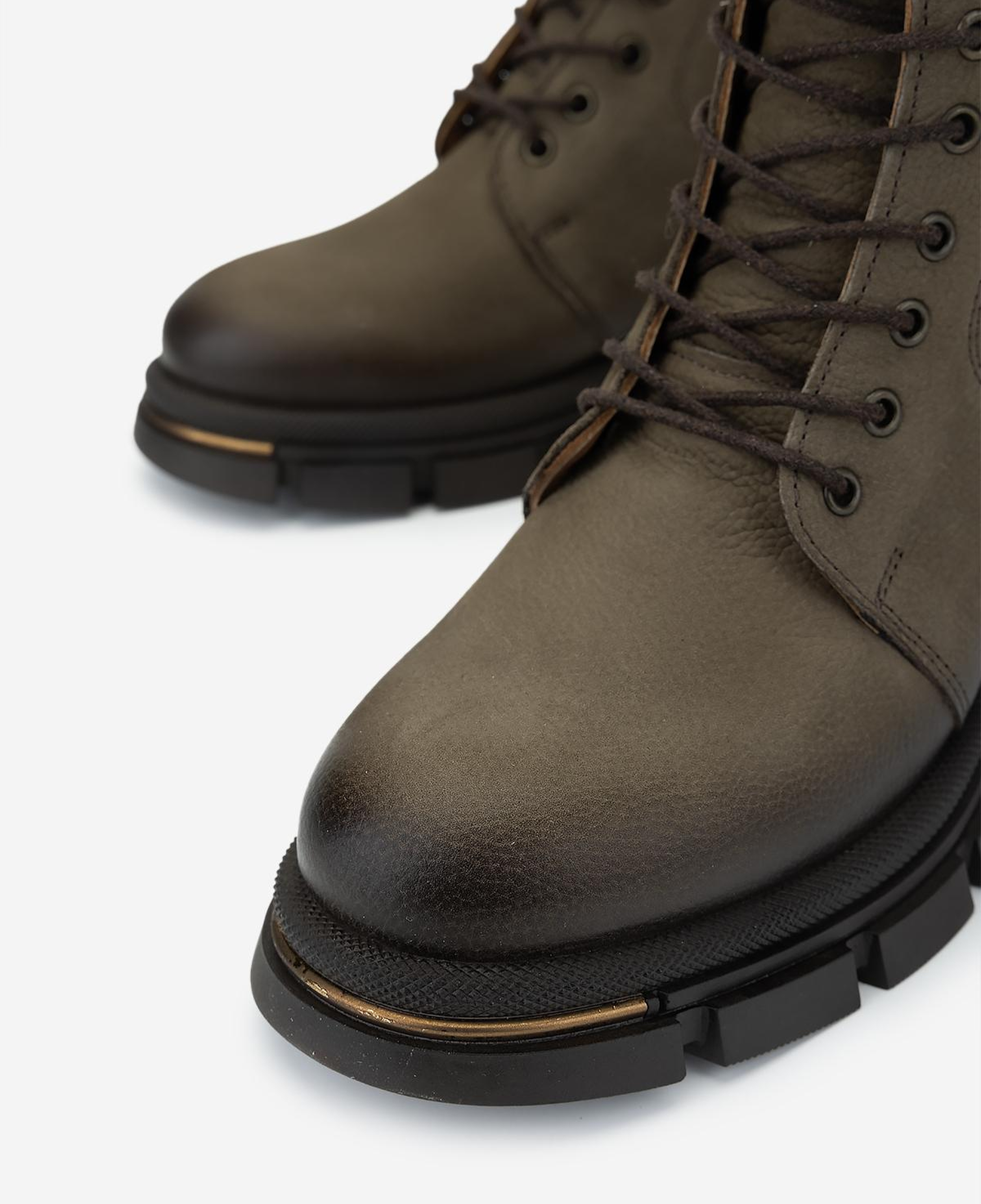 Valmenti Kadın Hakiki Deri Yeşil Düz Bot