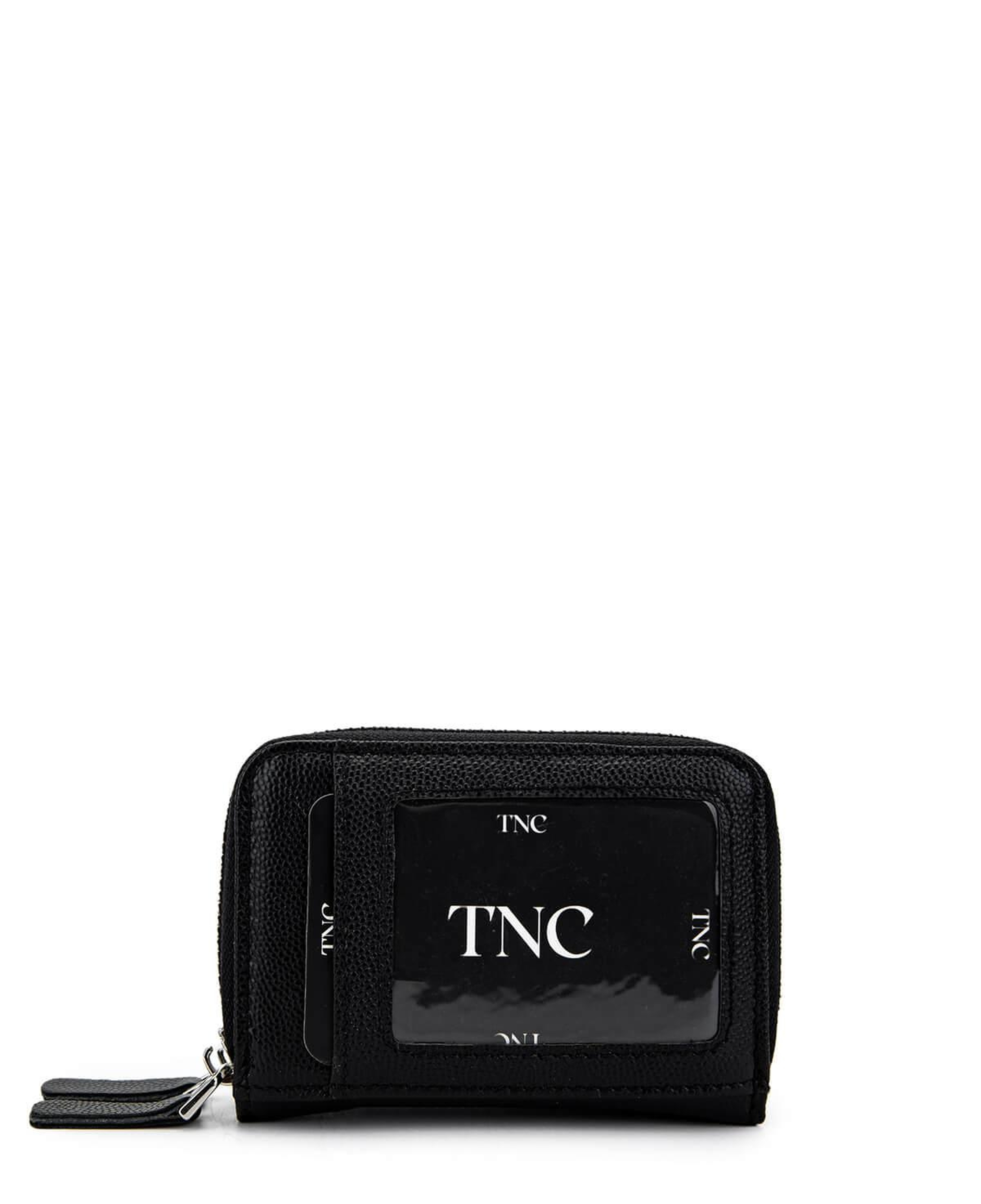 Tamer Tanca Unisex Hakiki Deri Siyah Havyar Cüzdan Cuzdan