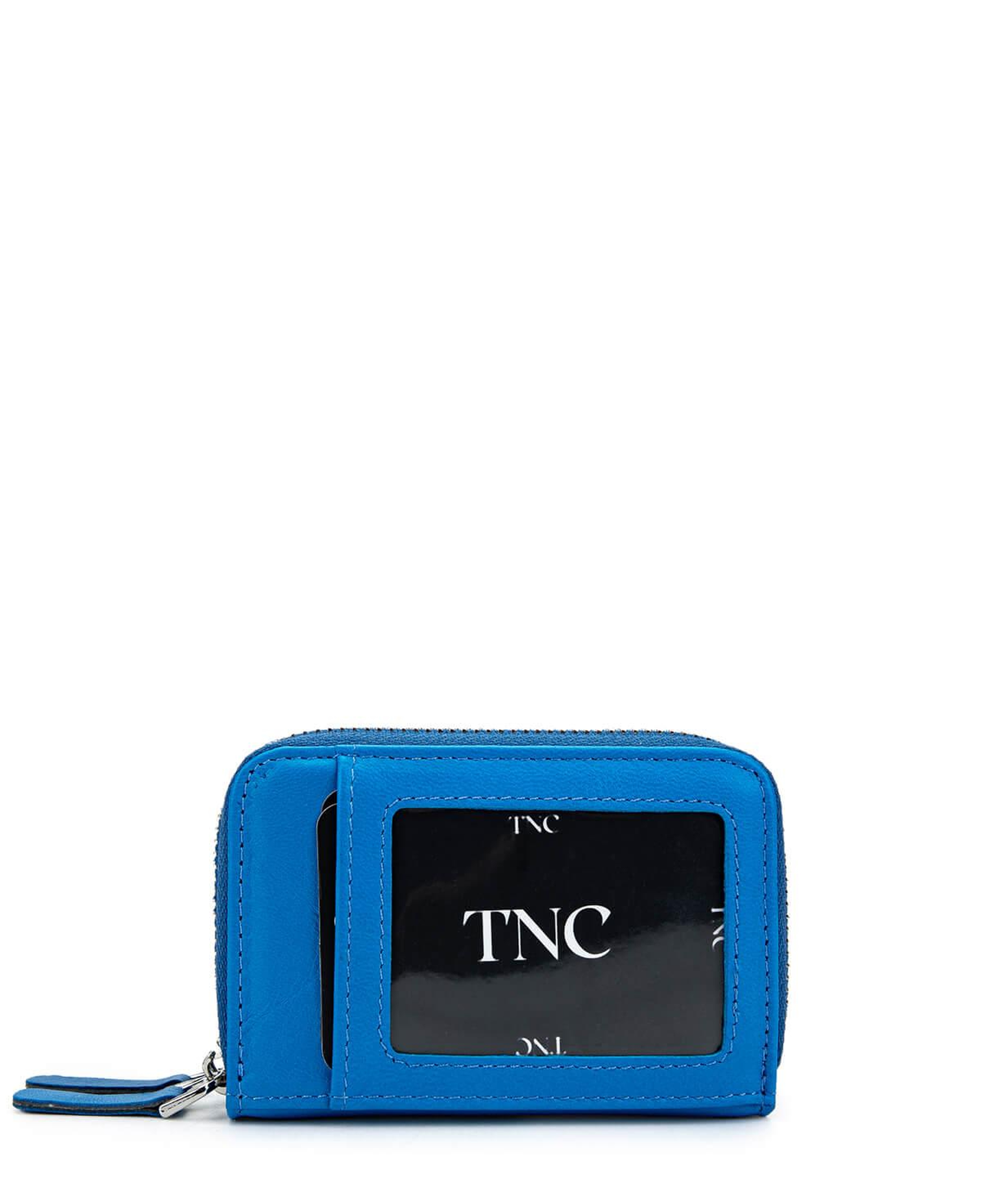 Tamer Tanca Unisex Hakiki Deri Mavi Cüzdan Cuzdan