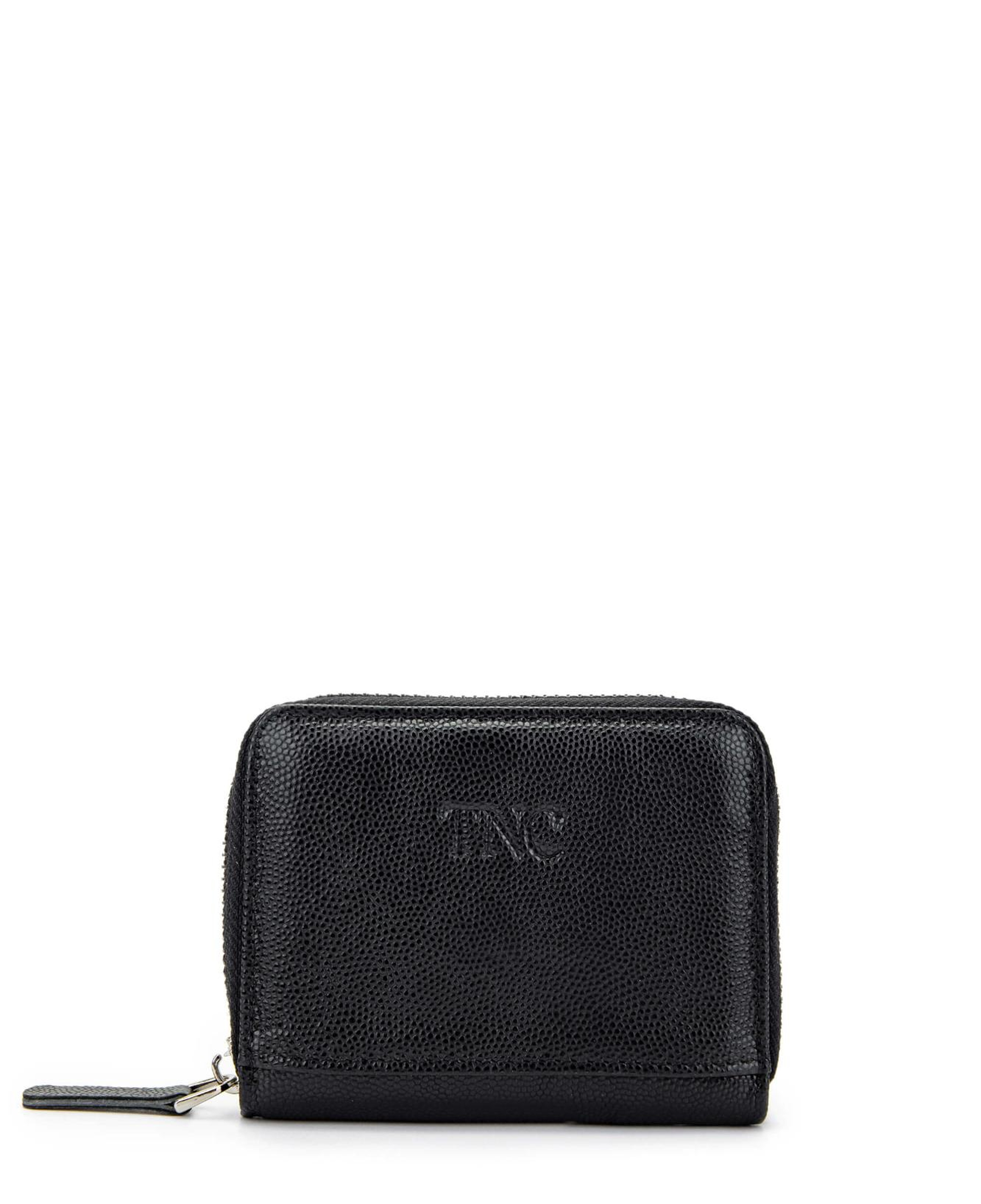 Tamer Tanca Unisex Hakiki Deri Siyah Havyar Kartlık