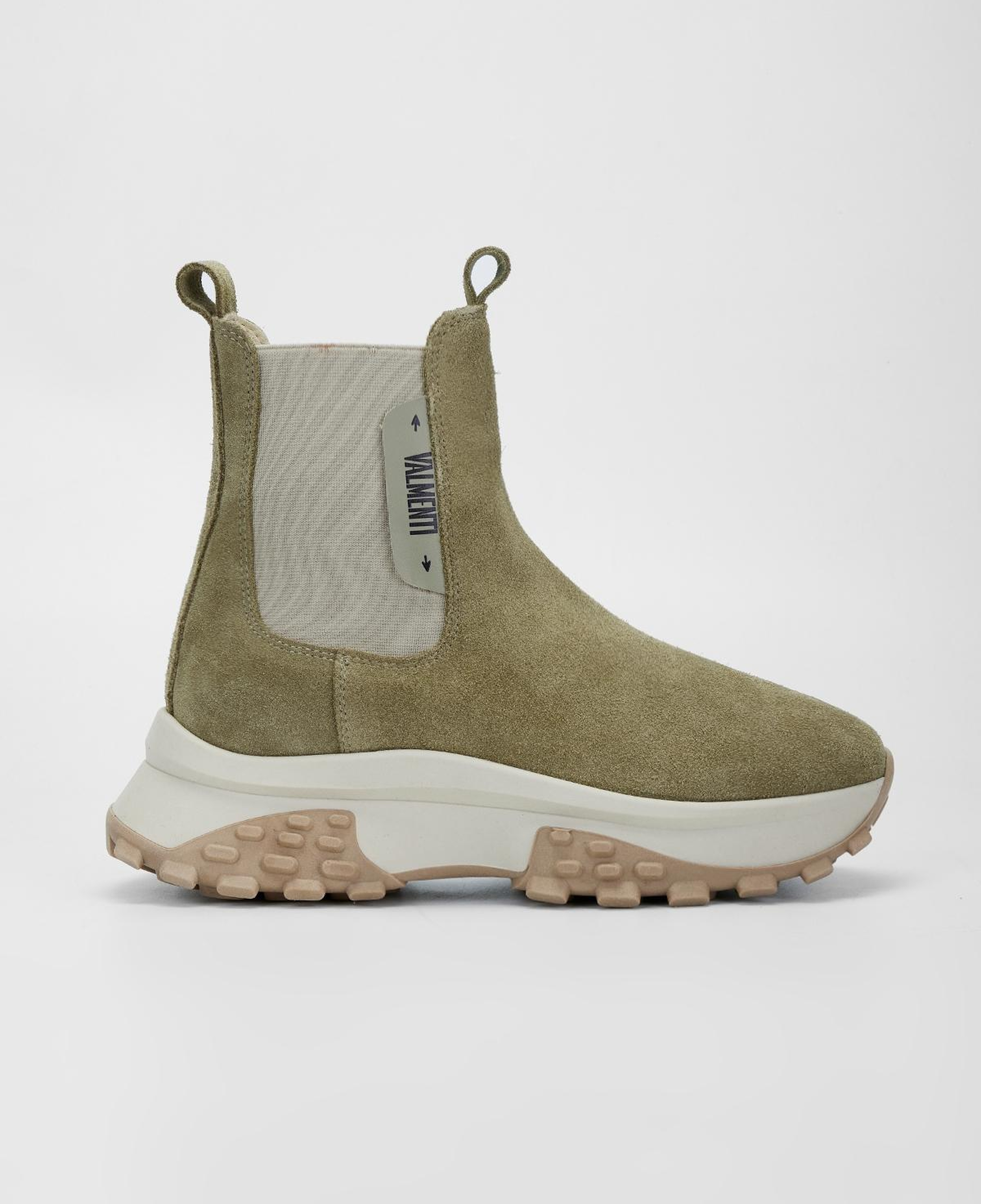 Valmenti Kadın Hakiki Deri Yeşil Düz Bot