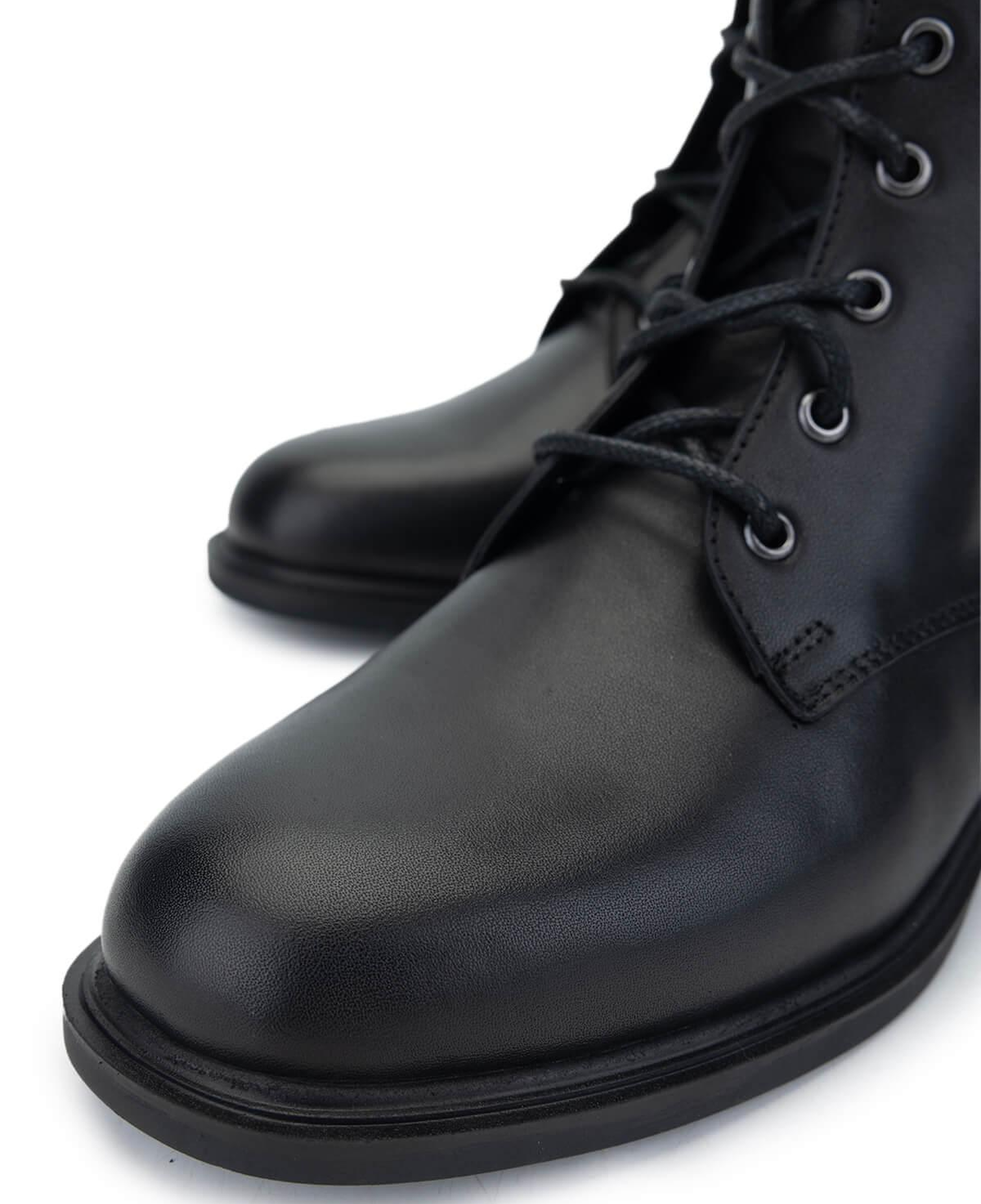 Tamer Tanca Kadın Hakiki Deri Siyah Deri Casual Bot