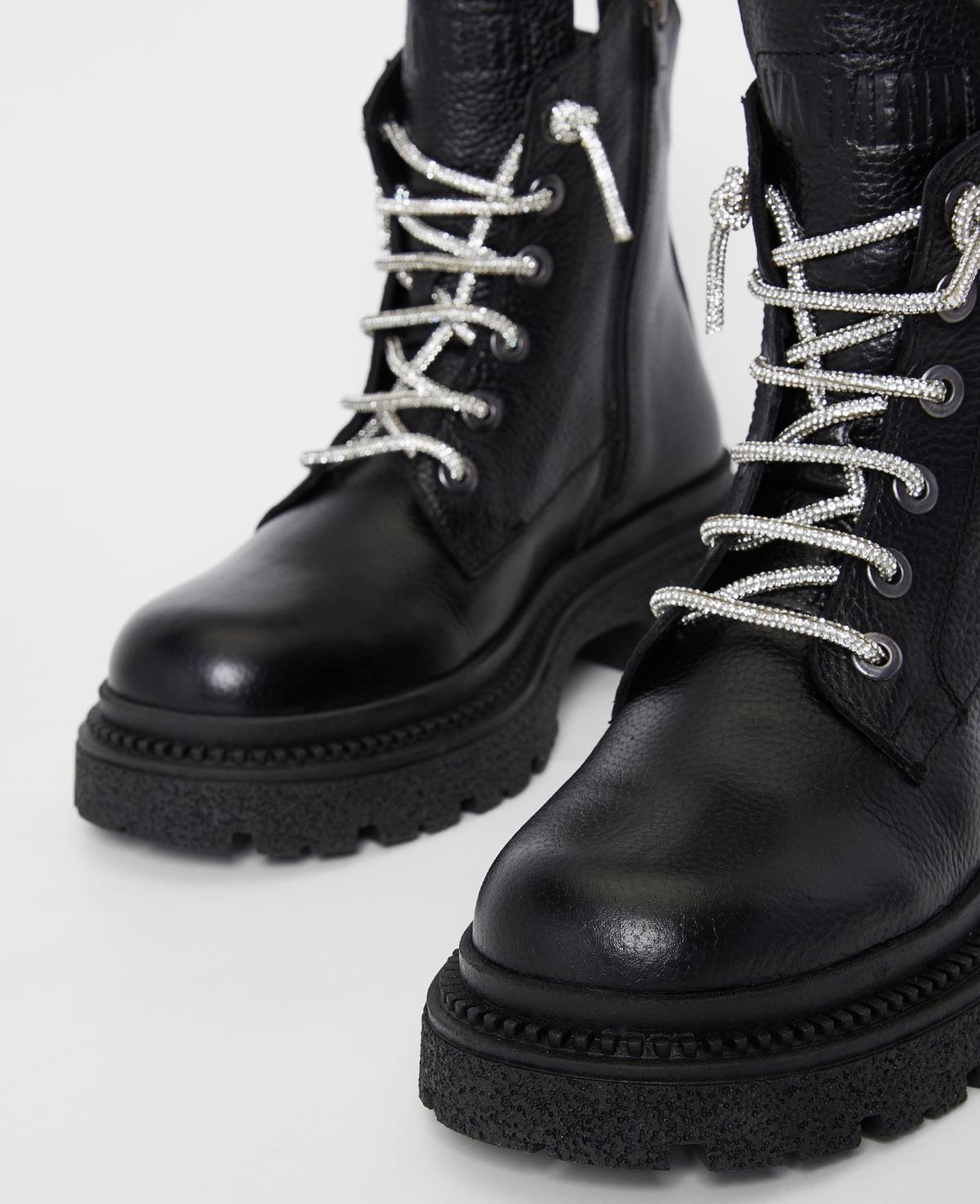 Valmenti Kadın Hakiki Deri Siyah Düz Bot