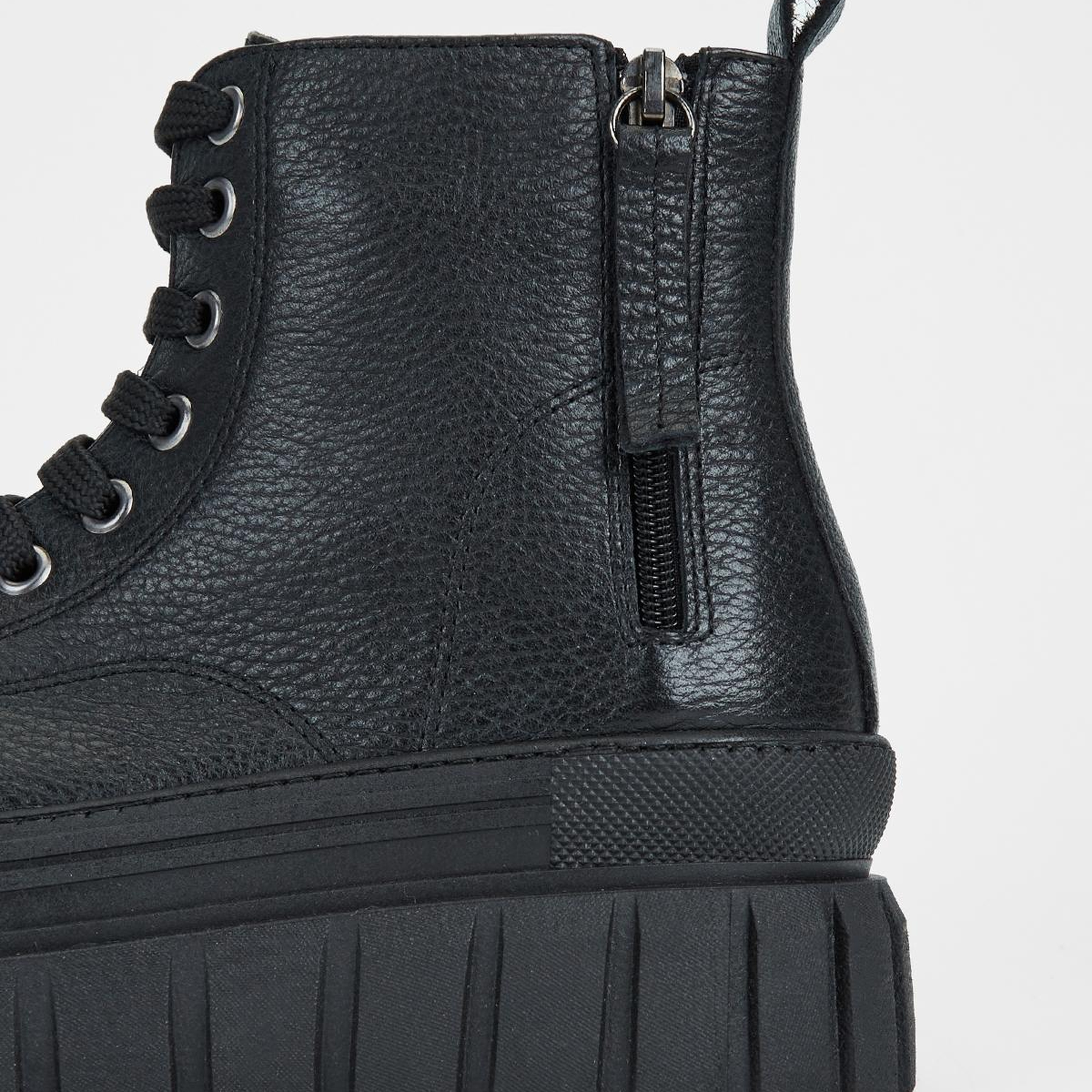 Valmenti Kadın Hakiki Deri Siyah Floter Düz Bot