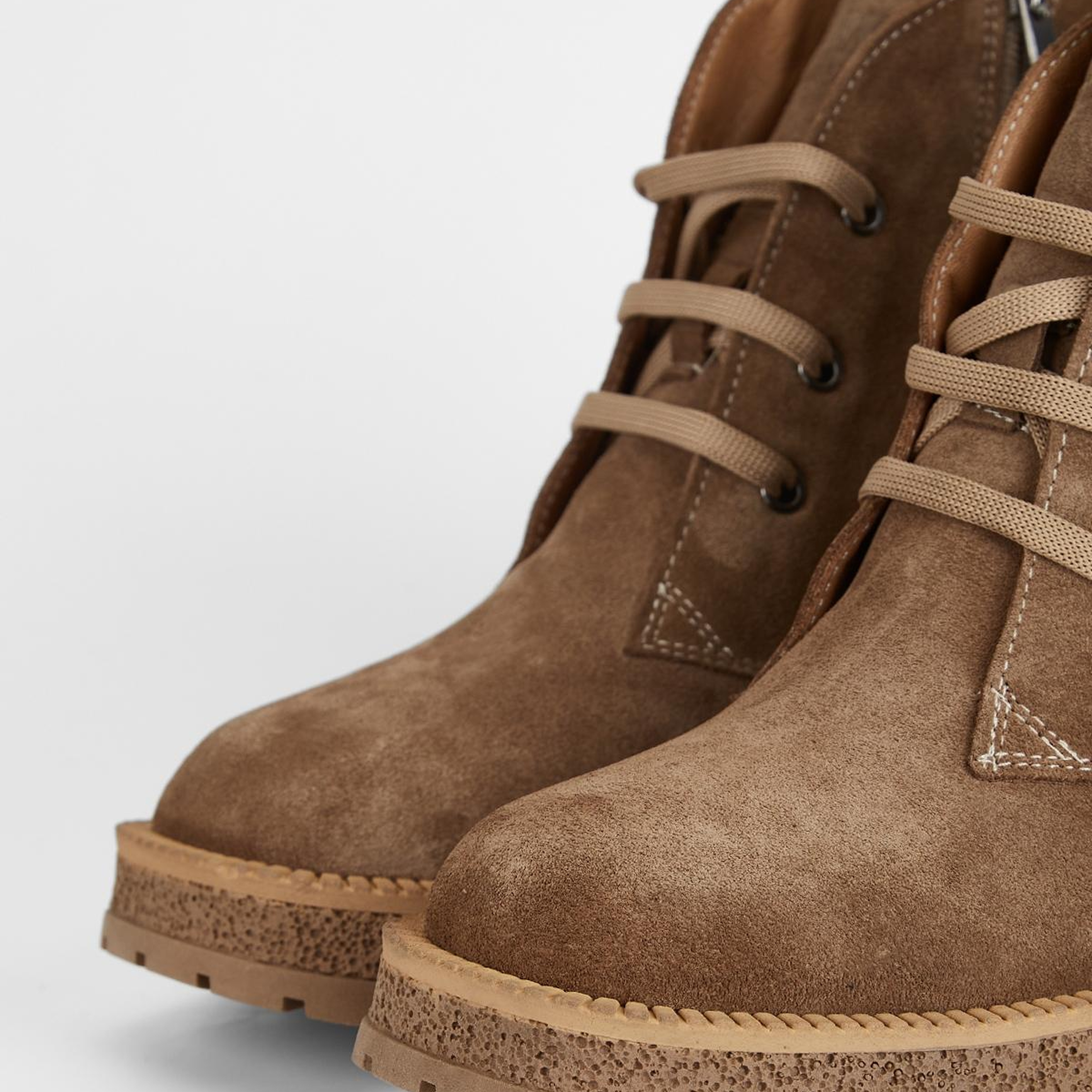 Valmenti Kadın Hakiki Deri Tütün Süet Topuklu Bot