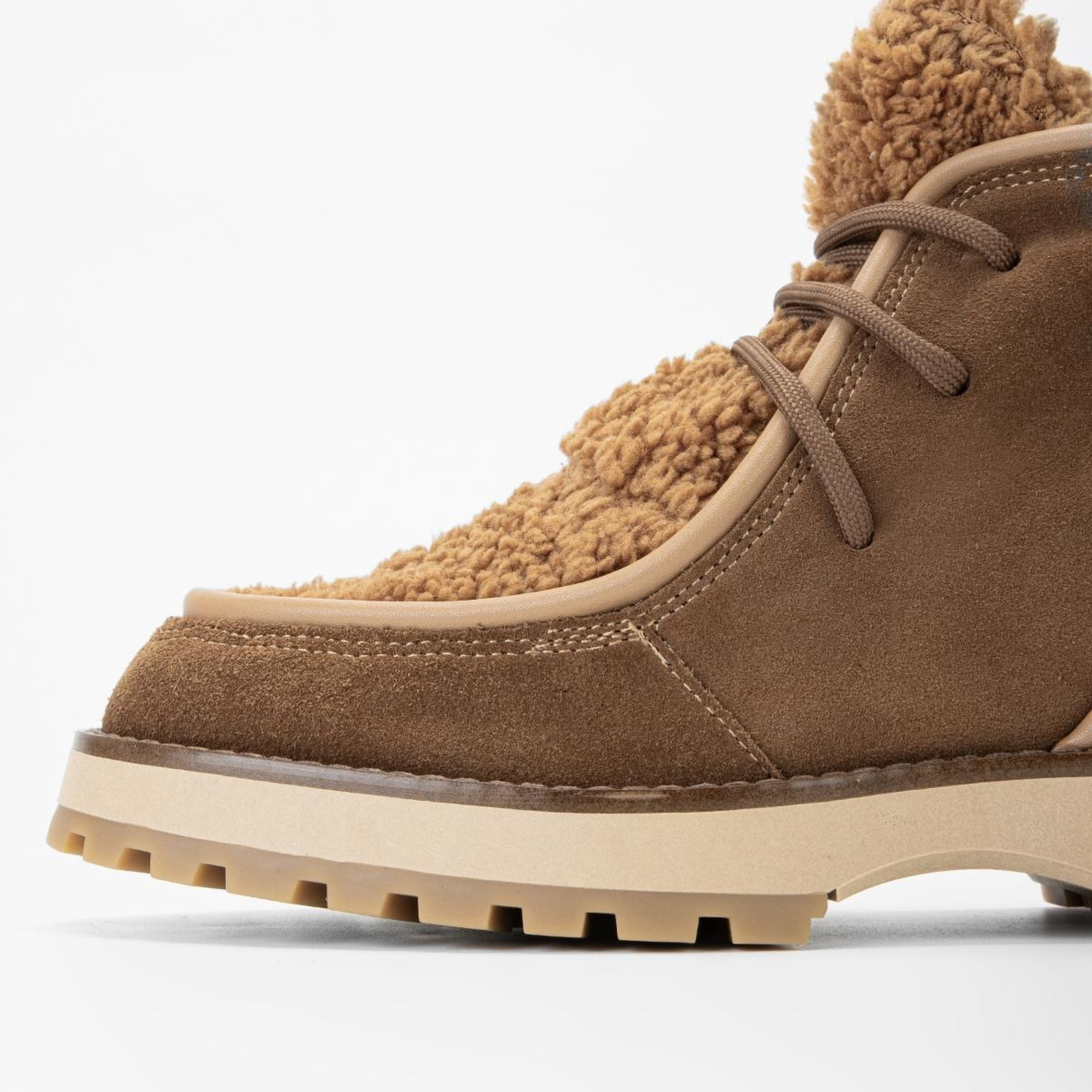 Valmenti Kadın Hakiki Deri Taba Süet Düz Bot