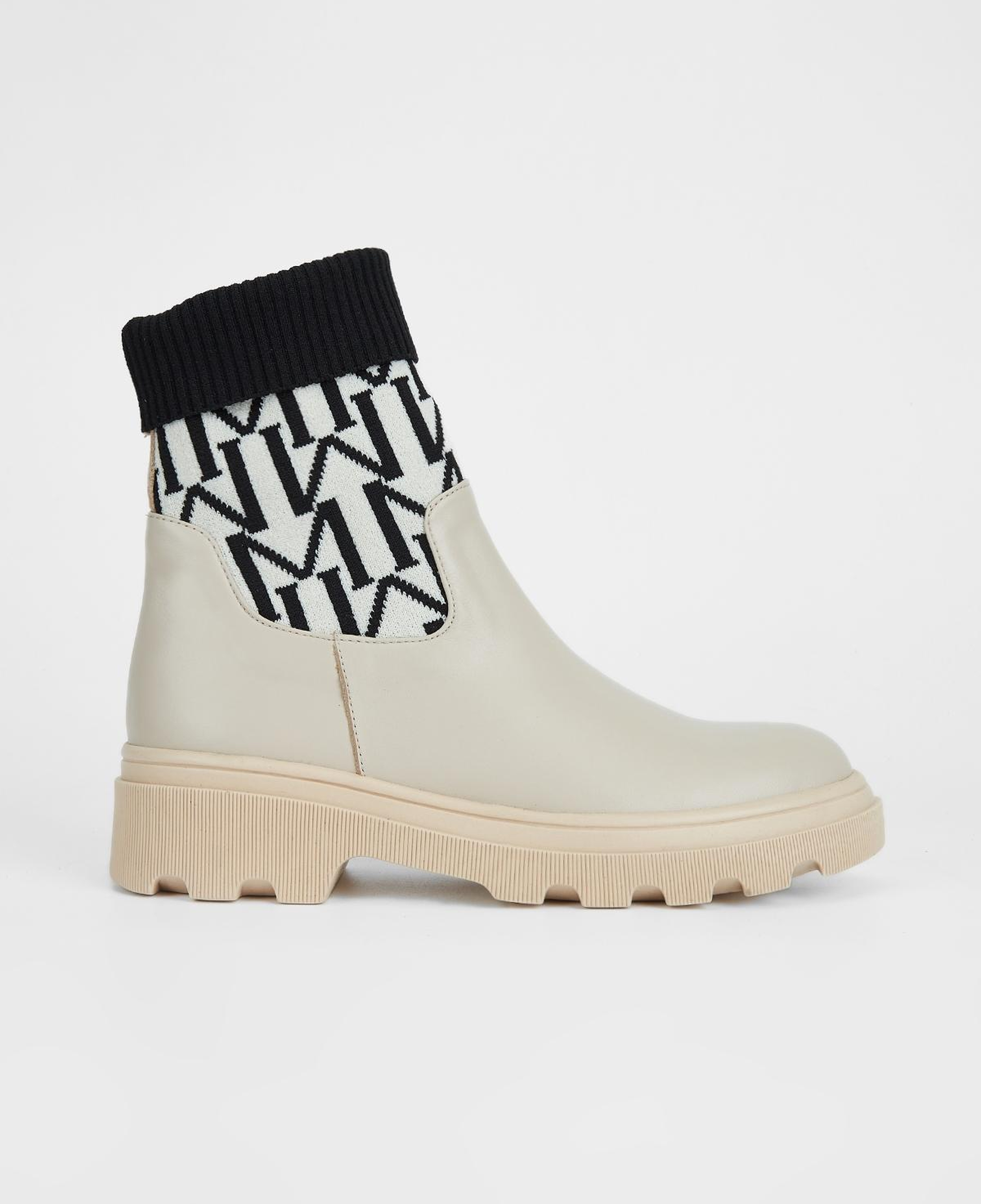 Valmenti Kadın Hakiki Deri Bej Düz Bot