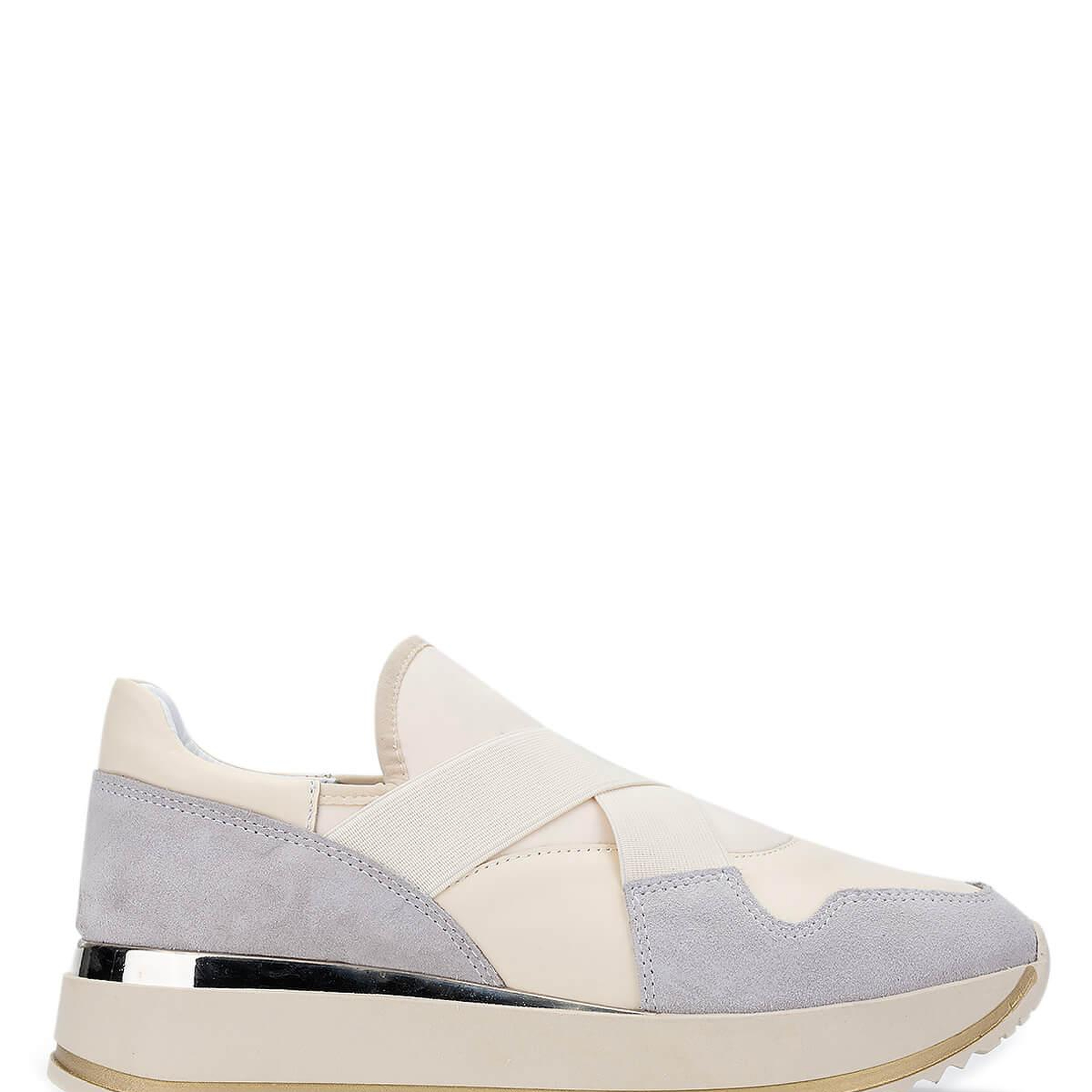 Tamer Tanca Kadın Hakiki Deri Bej Sneakers & Spor Ayakkabı