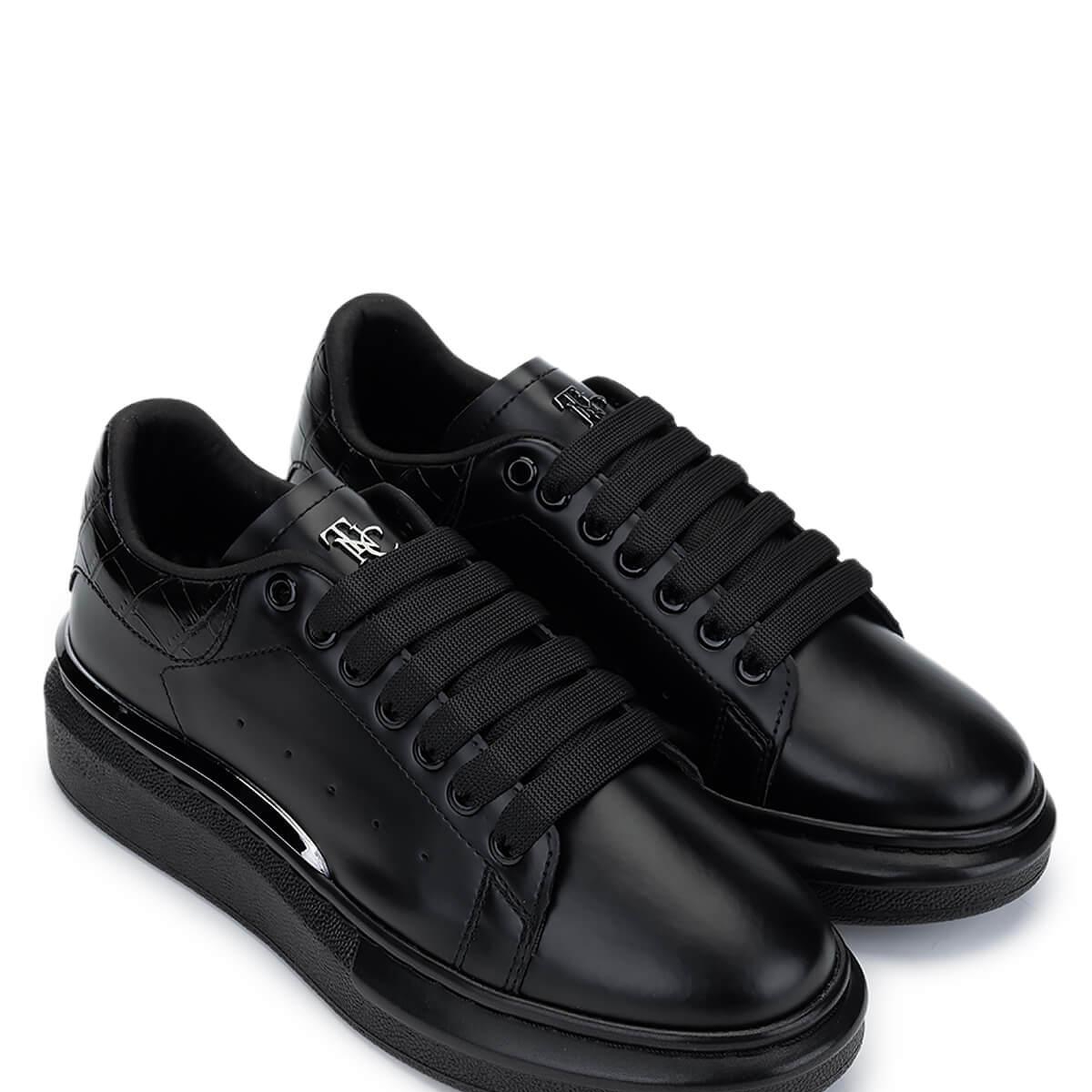 Tamer Tanca Kadın Vegan Siyah Sneakers & Spor Ayakkabı