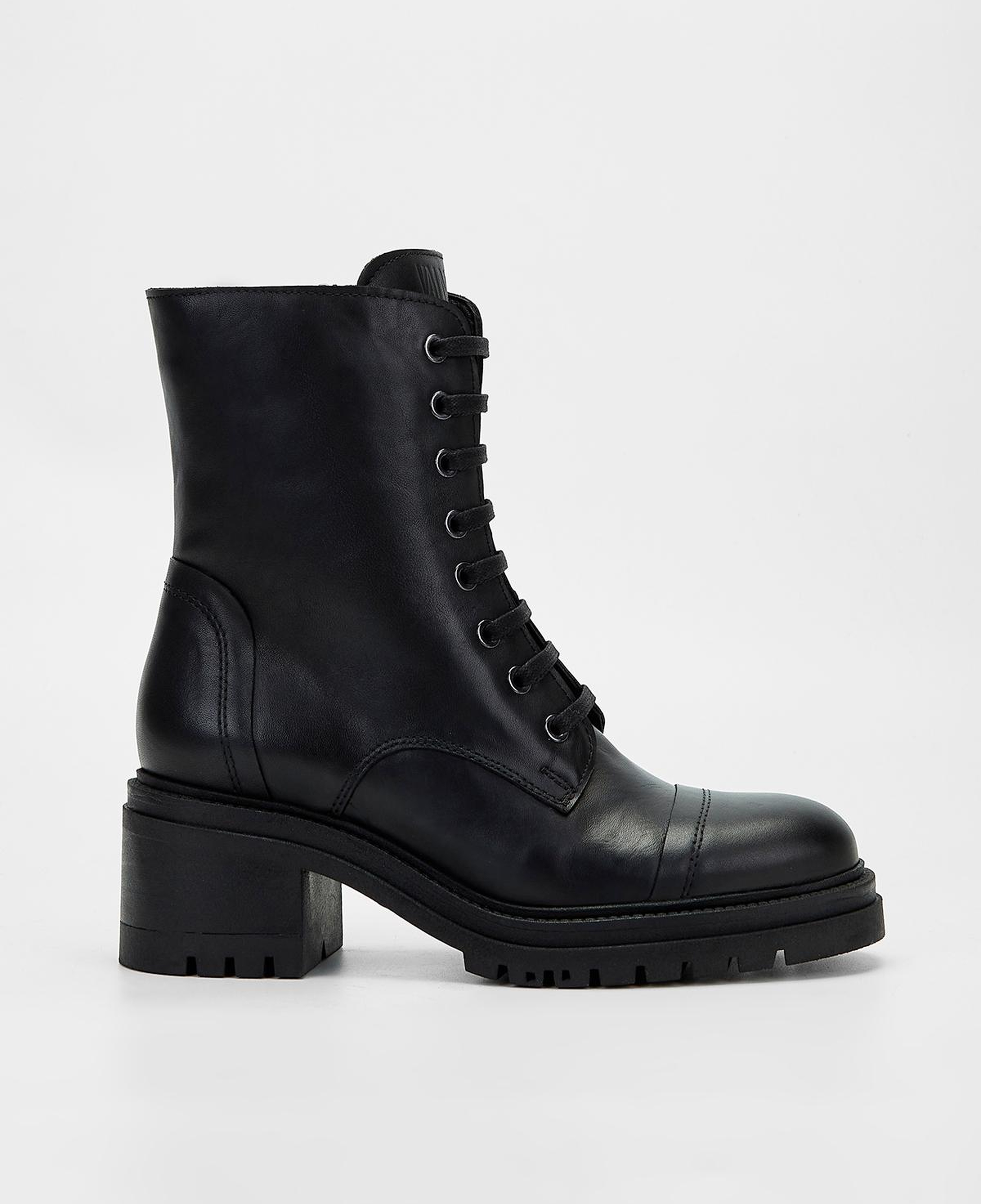 Valmenti Kadın Hakiki Deri Siyah Topuklu Bot