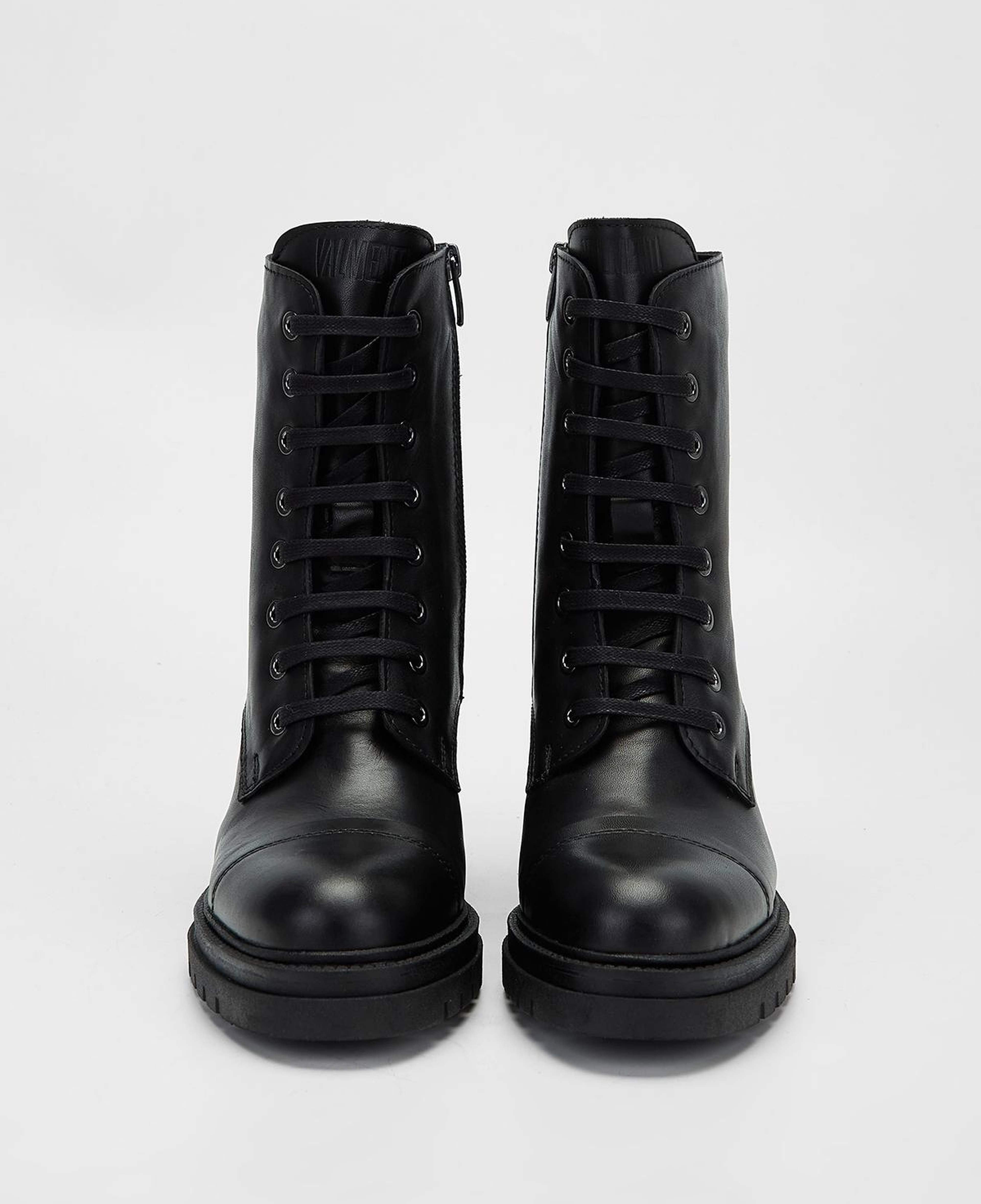 Valmenti Kadın Hakiki Deri Siyah Topuklu Bot