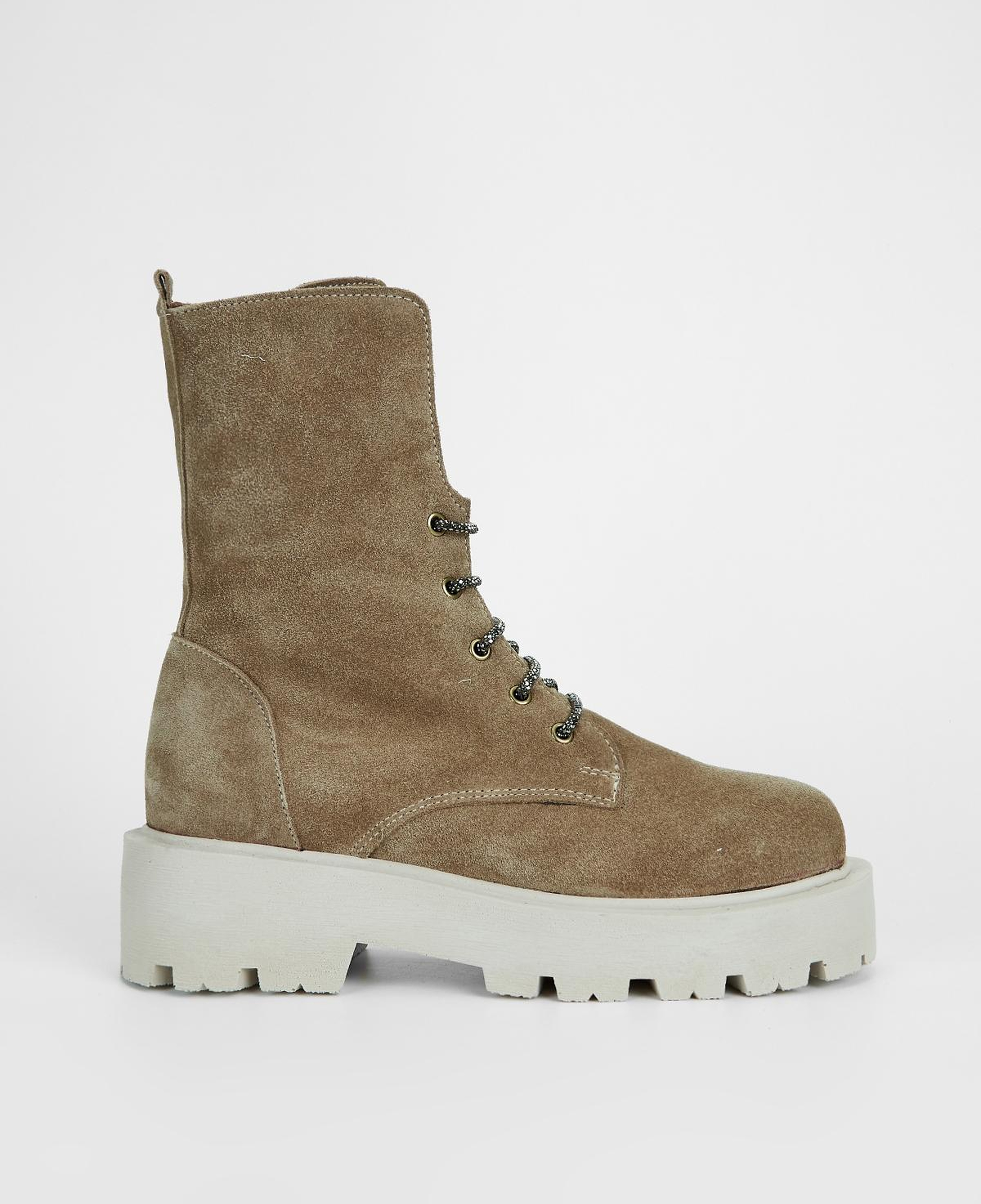 Valmenti Kadın Hakiki Deri Vizon Süet Düz Bot