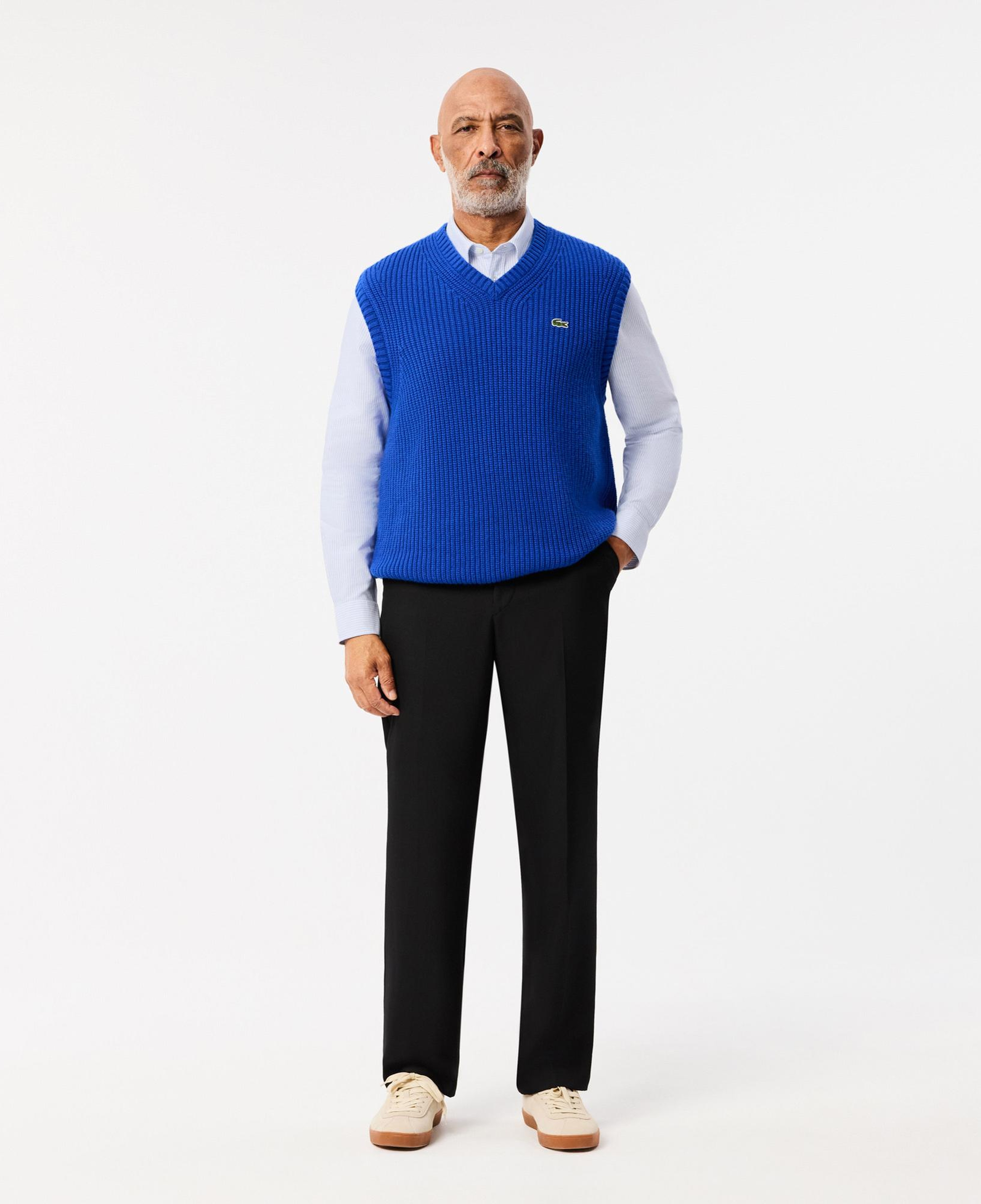 Lacoste Erkek Regular Fit Çizgili Açık Mavi Gömlek