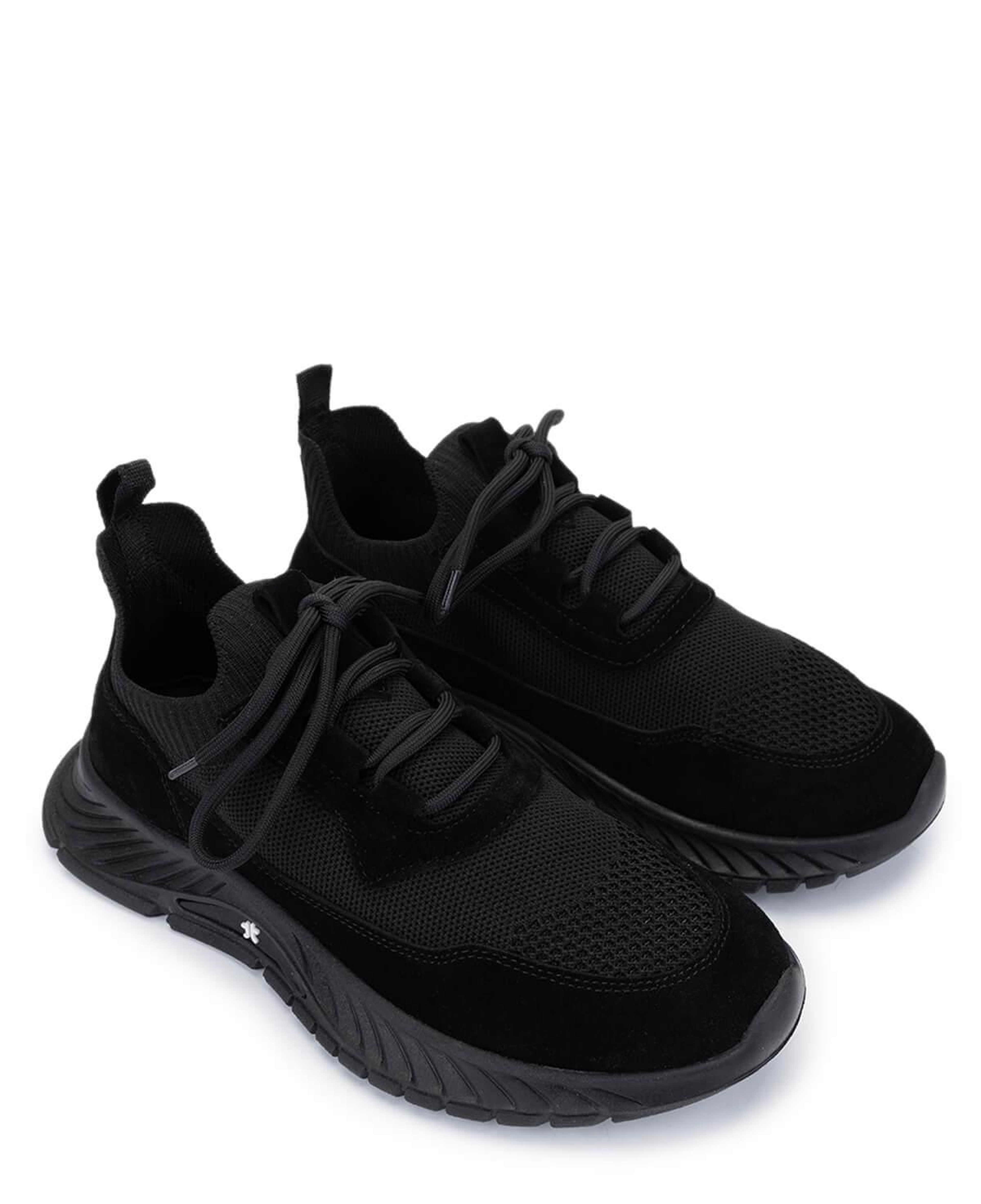 Tamer Tanca Kadın Deri & Tekstil Siyah Süet Sneakers & Spor Ayakkabı