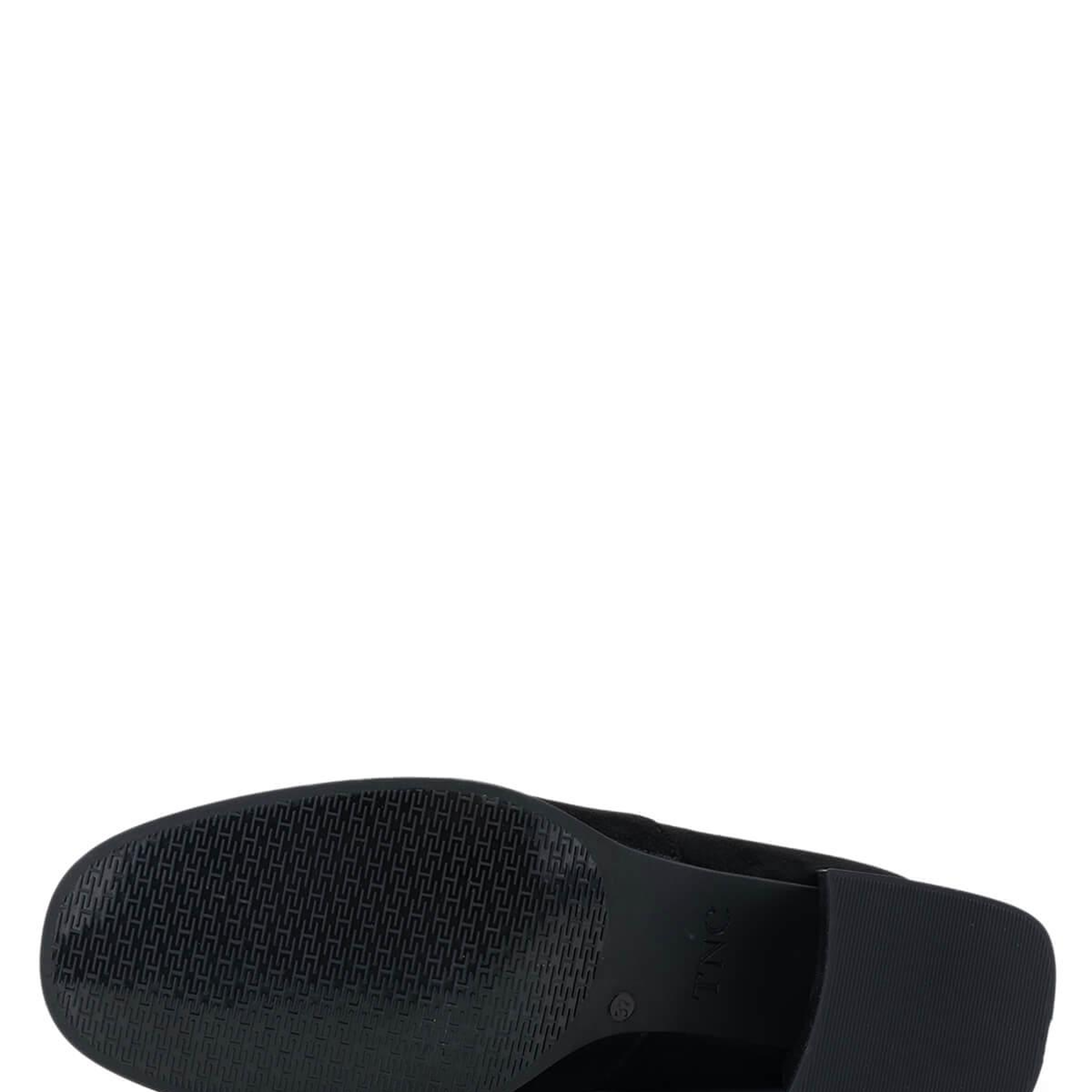 Tamer Tanca Kadın Hakiki Deri Siyah Süet Topuklu Bot