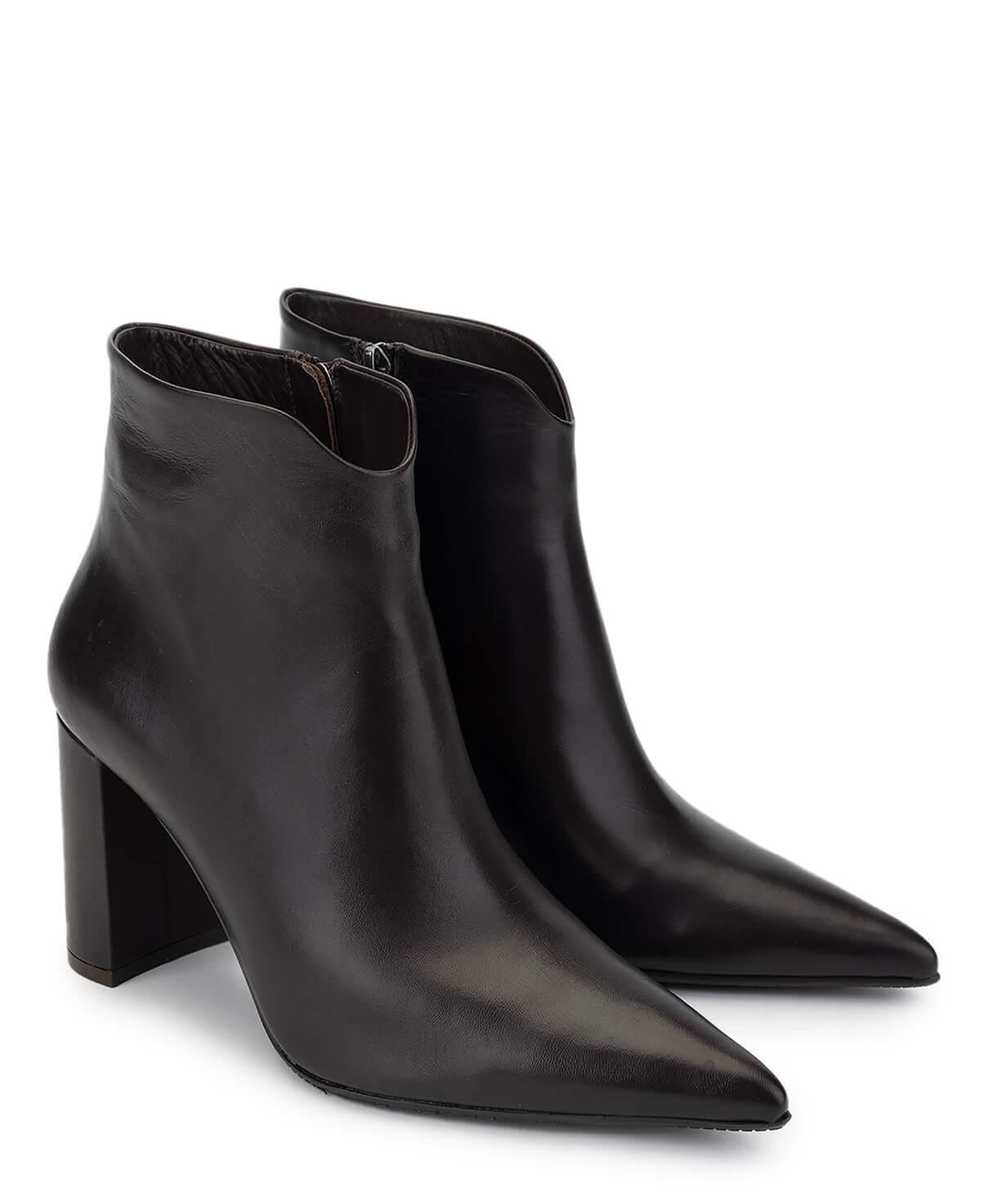 Tamer Tanca Kadın Hakiki Deri Kahverengi Topuklu Bot