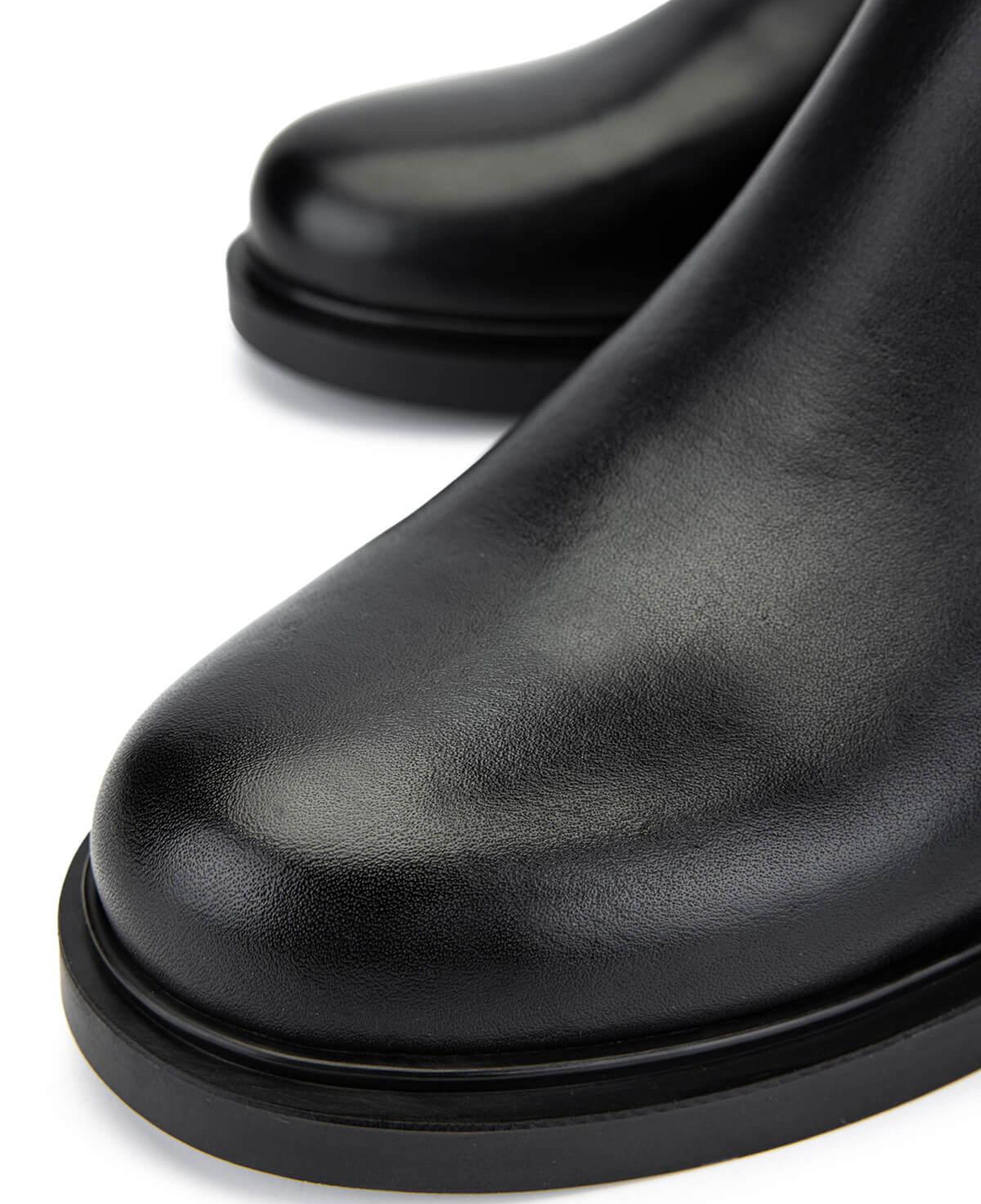 Tamer Tanca Kadın Hakiki Deri Siyah Deri Casual Çizme