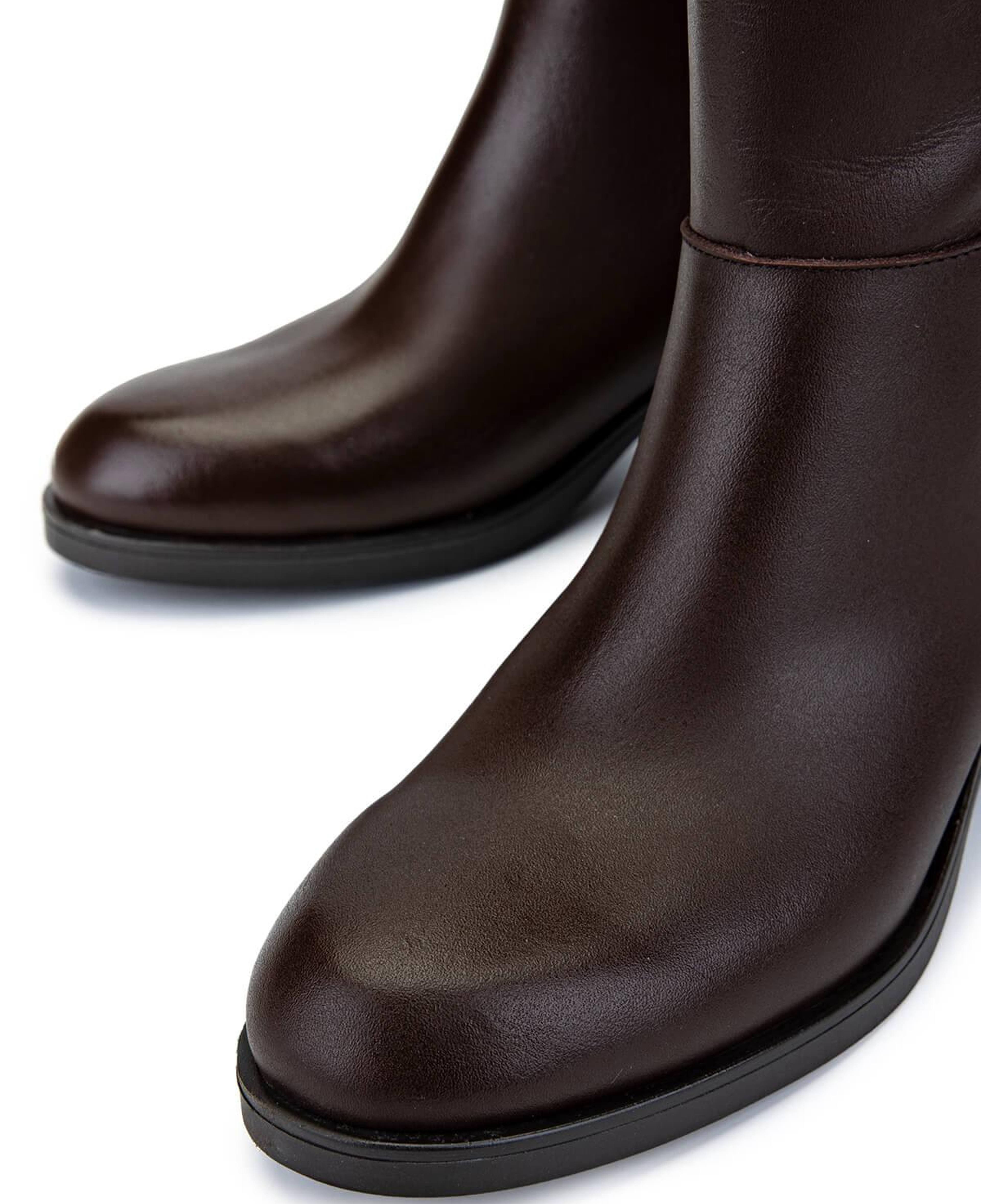 Tamer Tanca Kadın Hakiki Deri Kahverengi Klasik Çizme