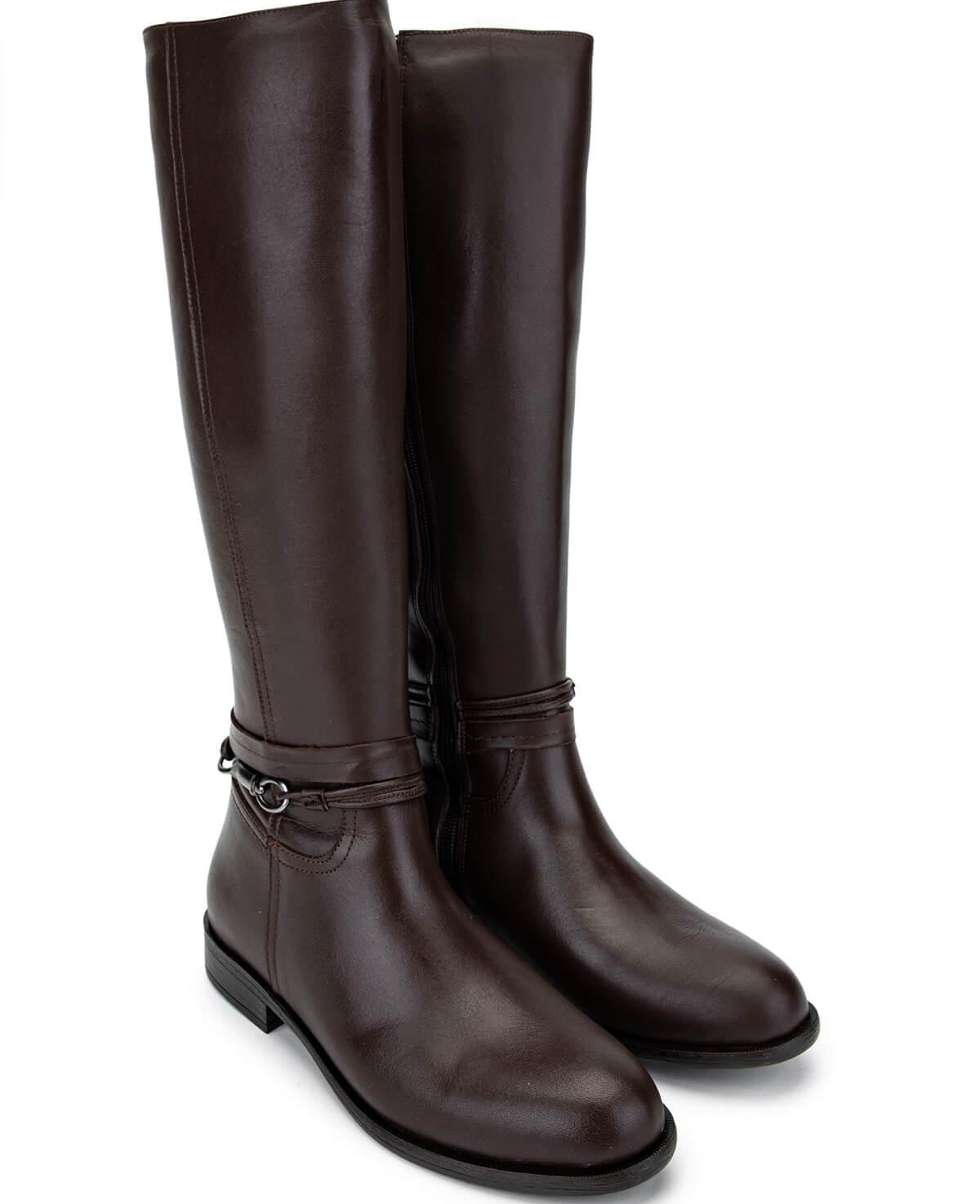 Tamer Tanca Kadın Hakiki Deri Kahverengi Klasik Çizme